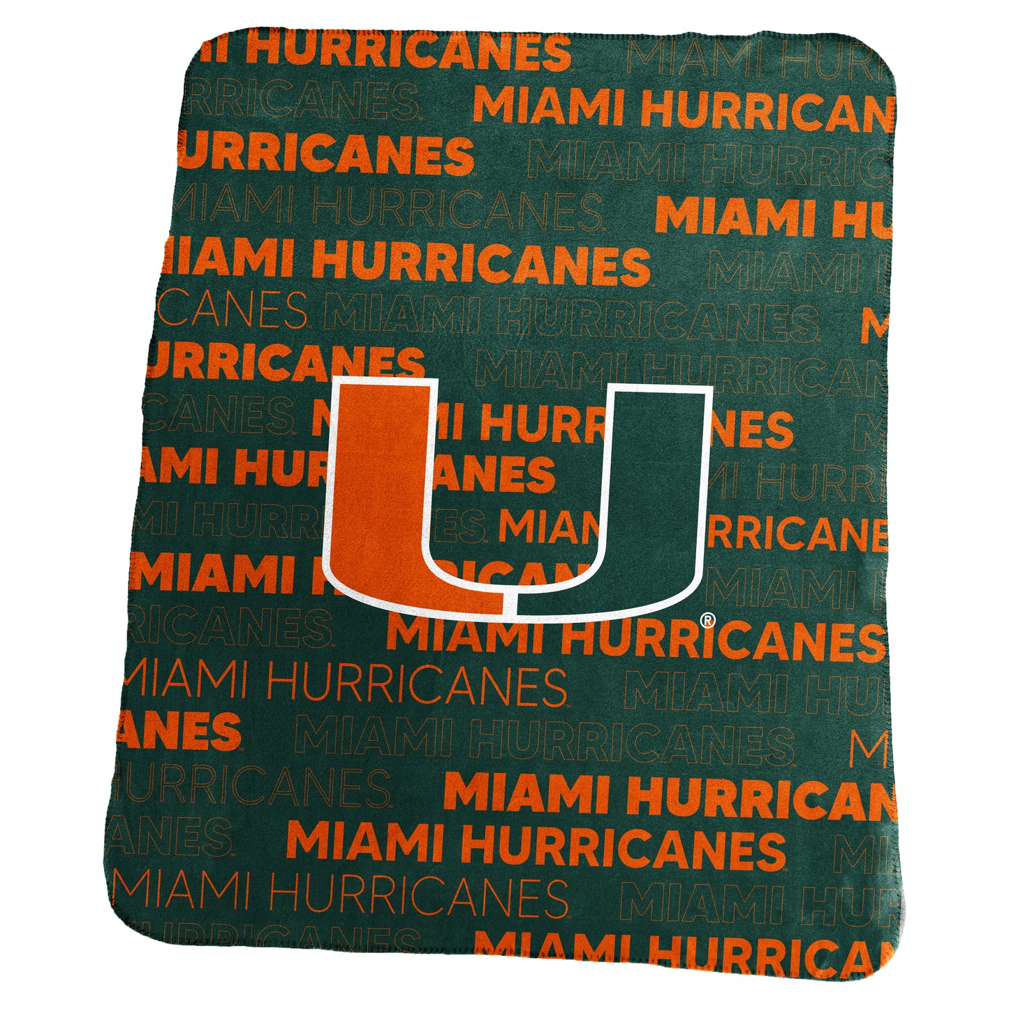 Miami Hurricanes Classic Throw