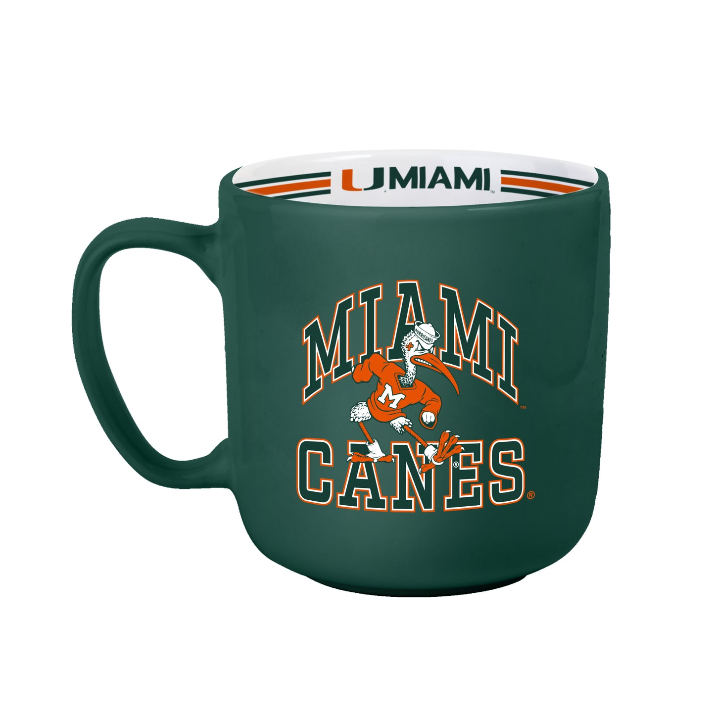 Miami Hurricanes 15oz Stripe Mug