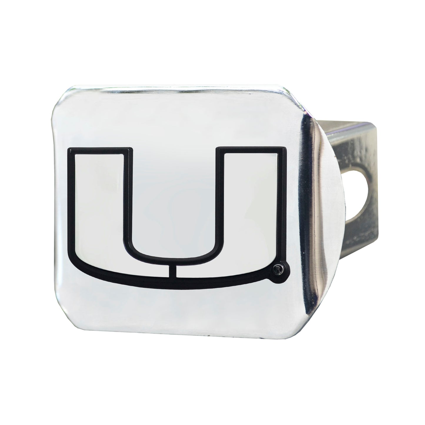 University of Miami Hurricanes Chrome on Chrome Hitch Cover