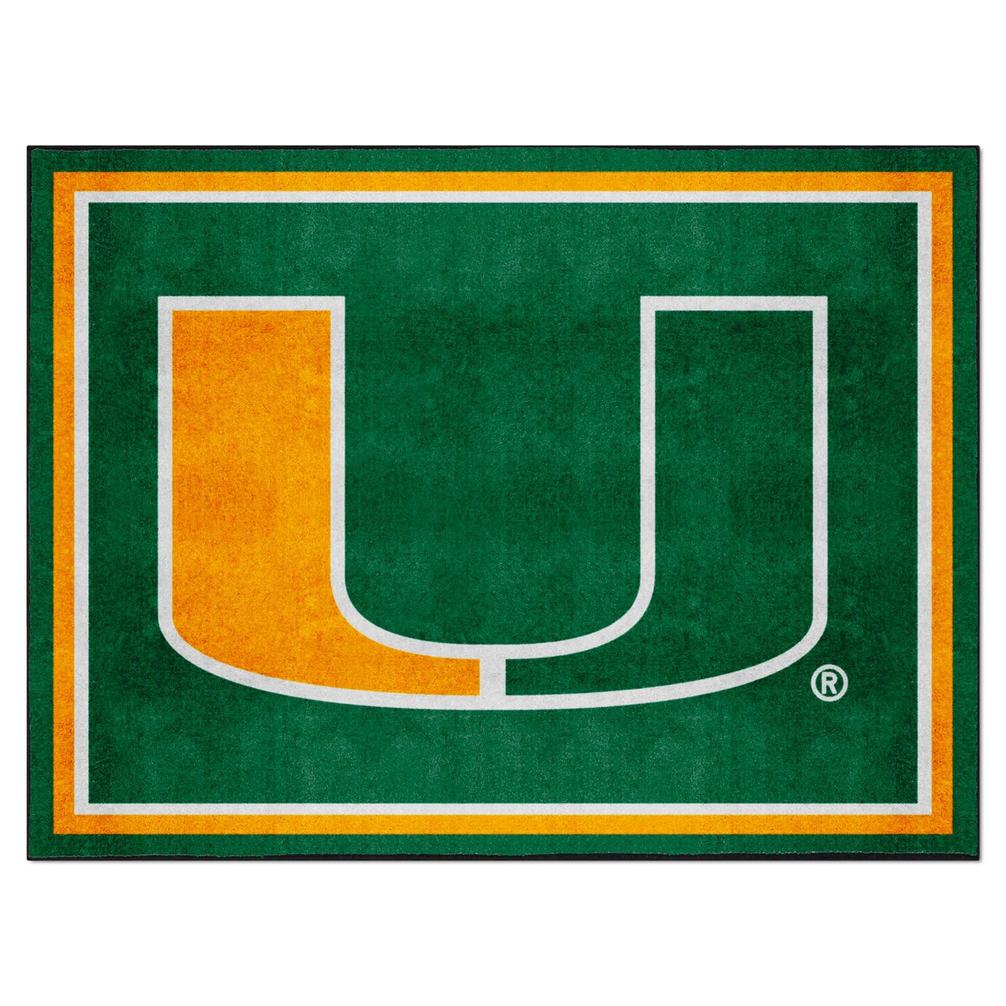 University of Miami Hurricanes 8x10 Rug