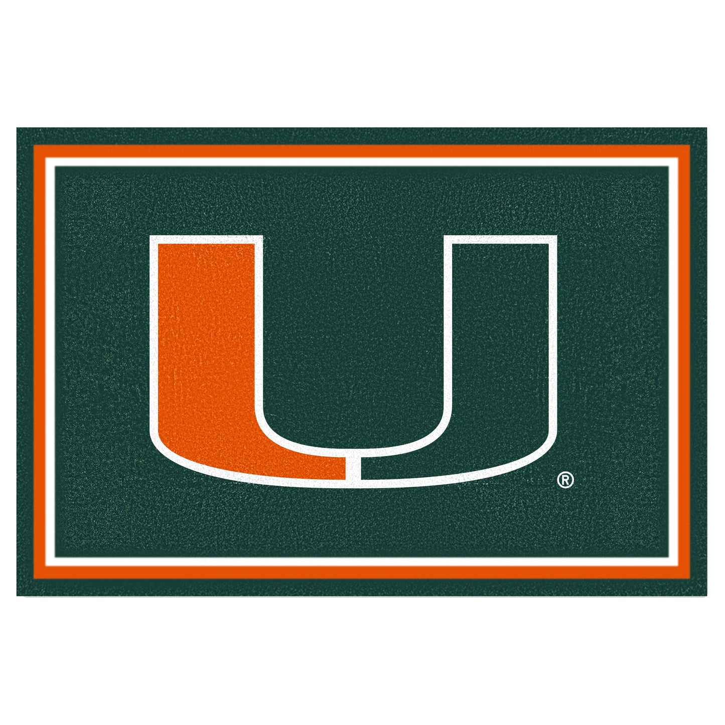 University of Miami Hurricanes 5x8 Rug