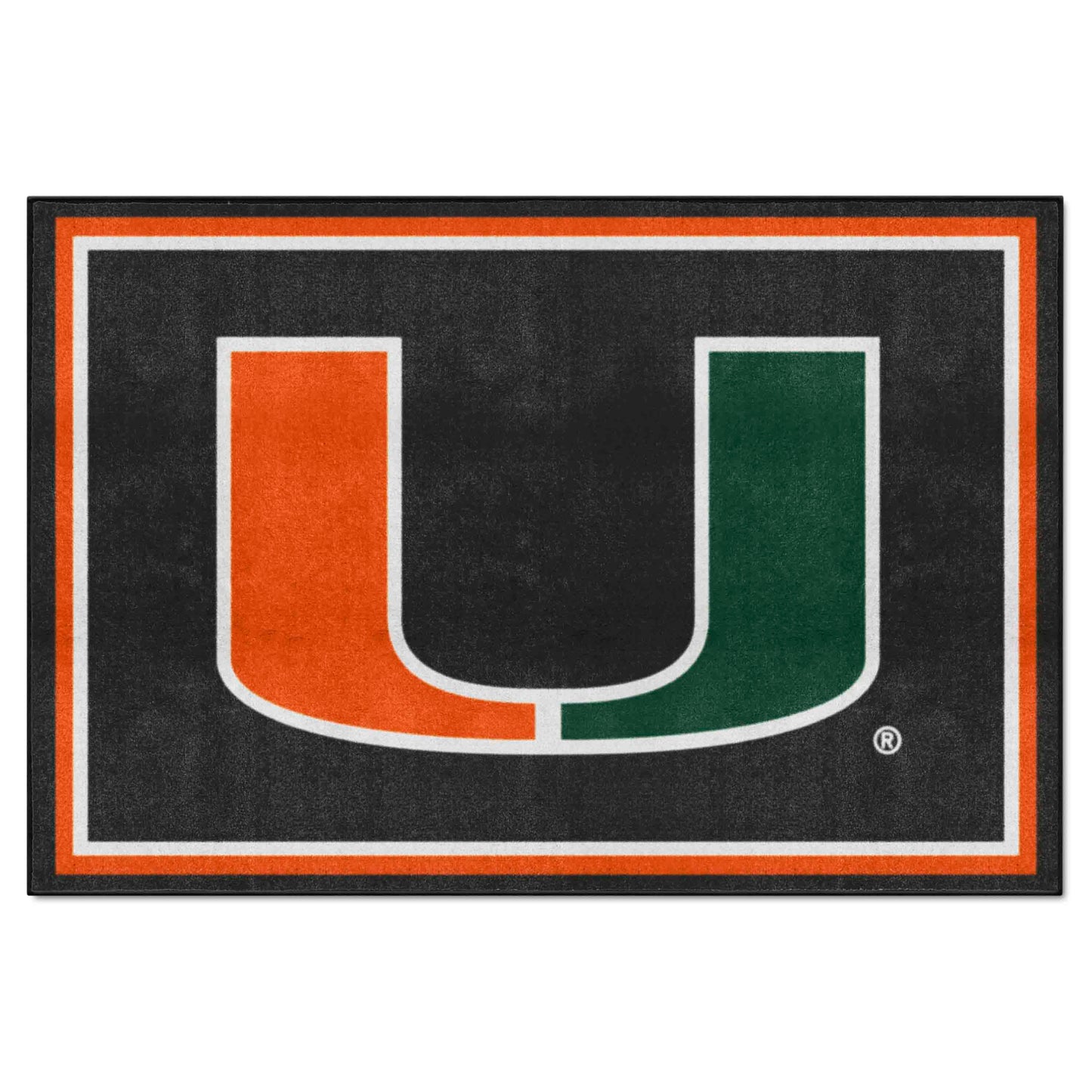 University of Miami Hurricanes 5x8 Rug
