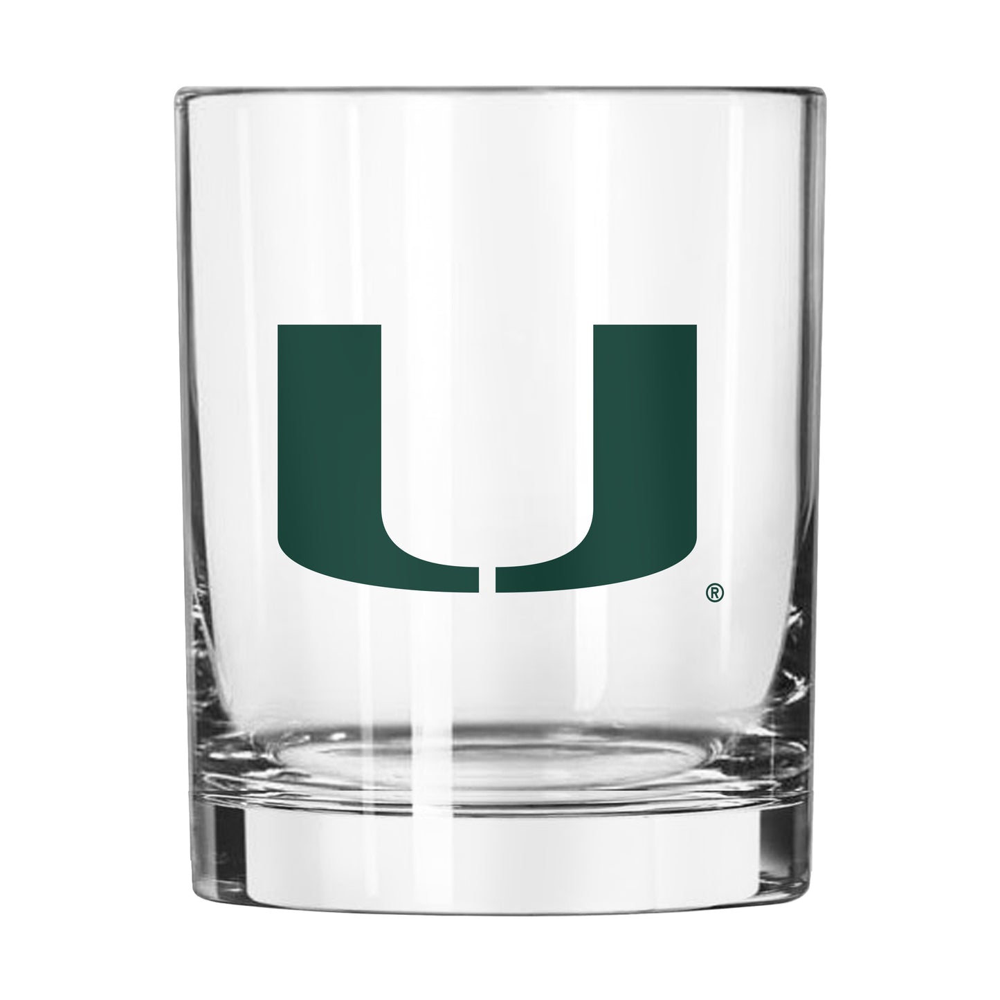 Miami Hurricanes 14oz Gameday Rocks Glass