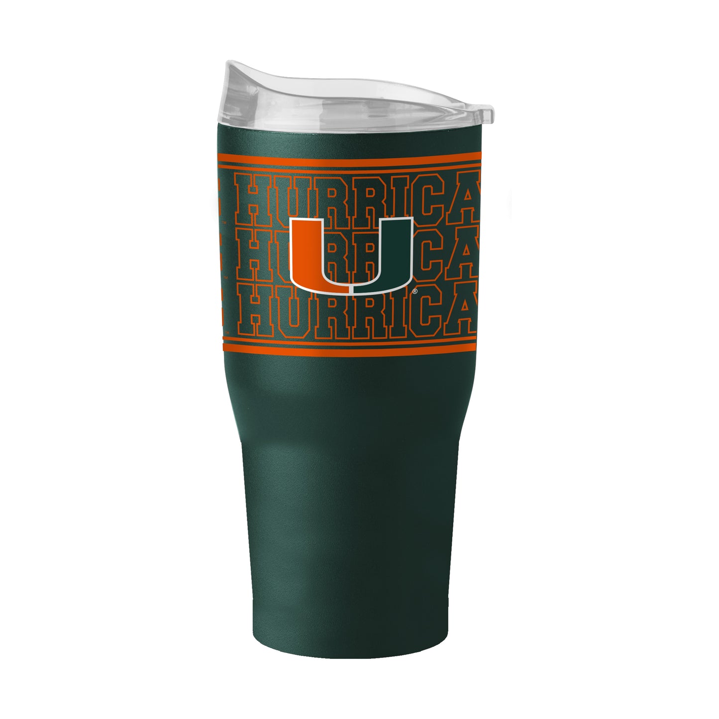 Miami Hurricanes 30oz Echo Powder Coat Tumbler