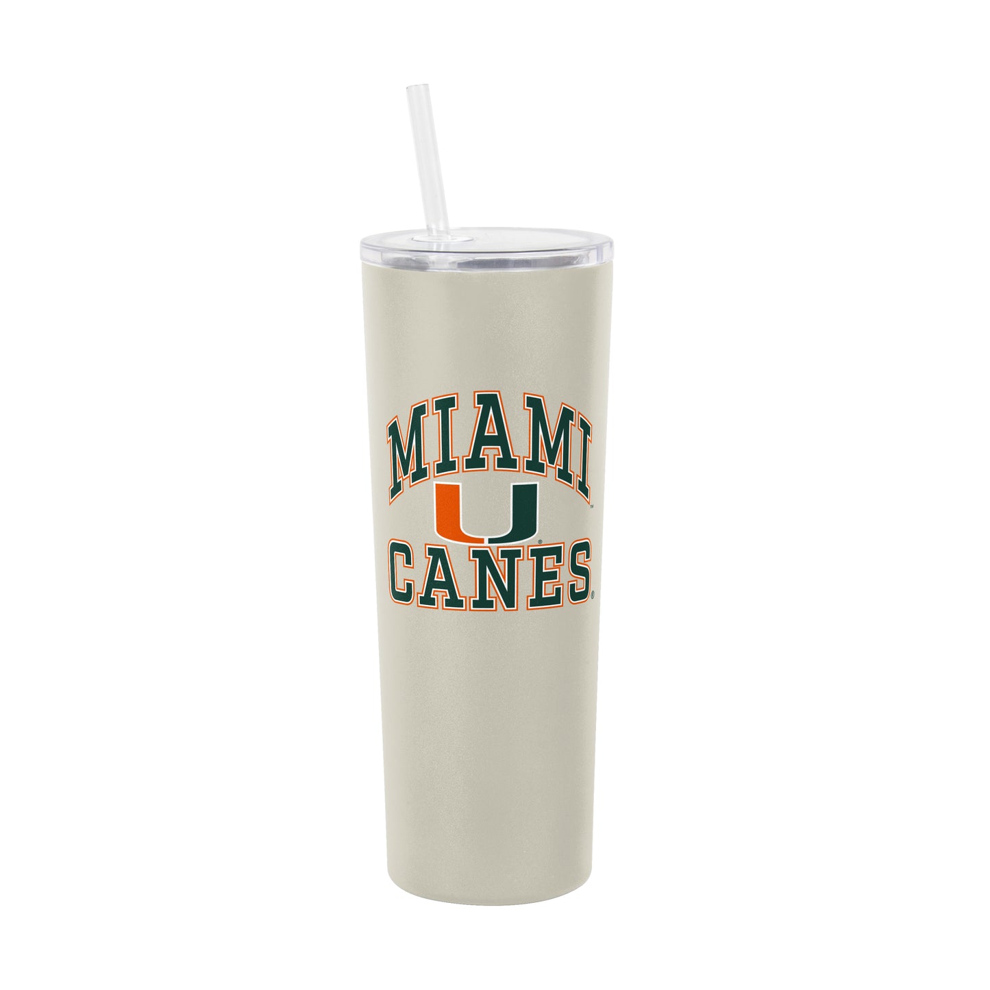 Miami Hurricanes 30oz Athletic SS Straw Tumbler