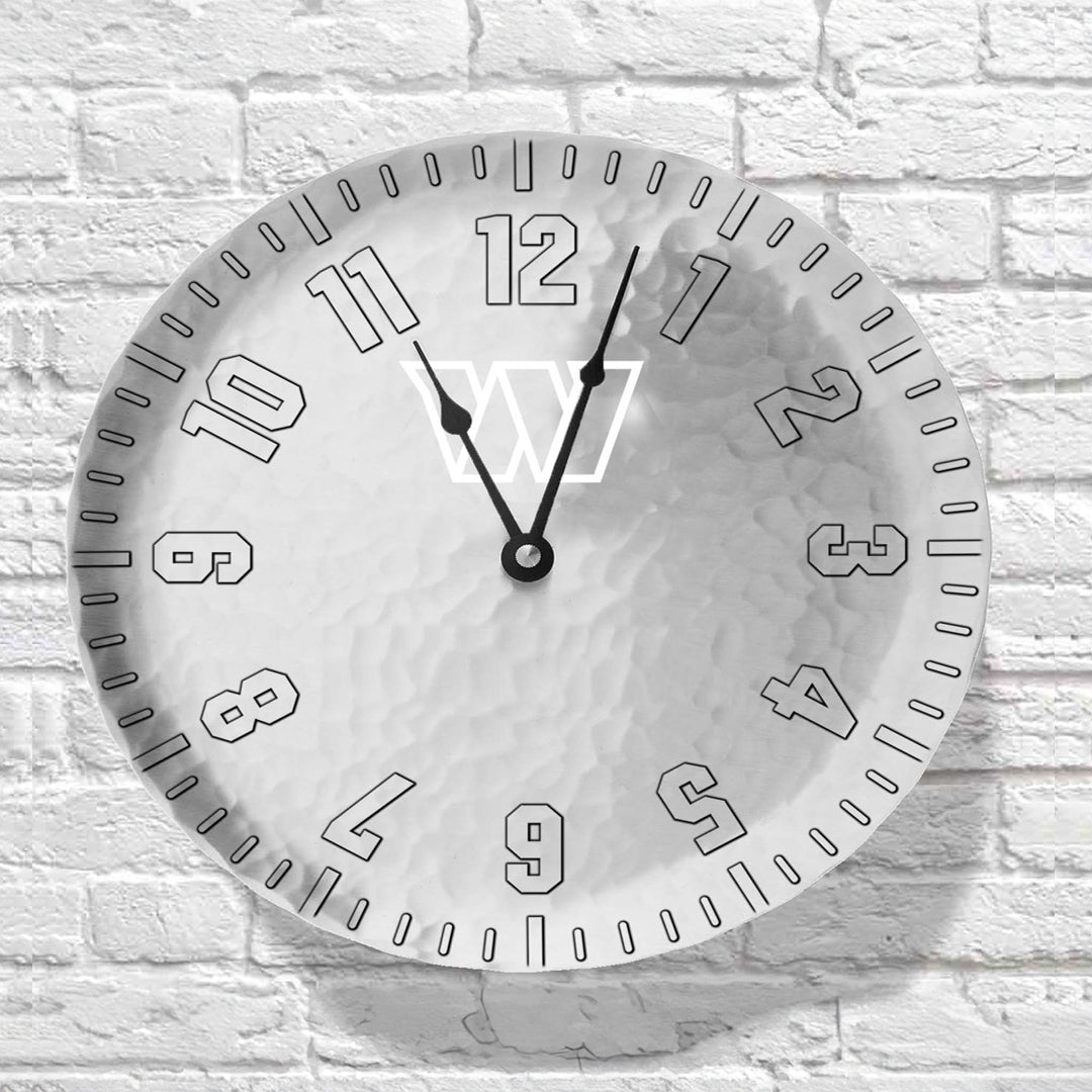 NFL Washington Commanders 9" Wall Clock