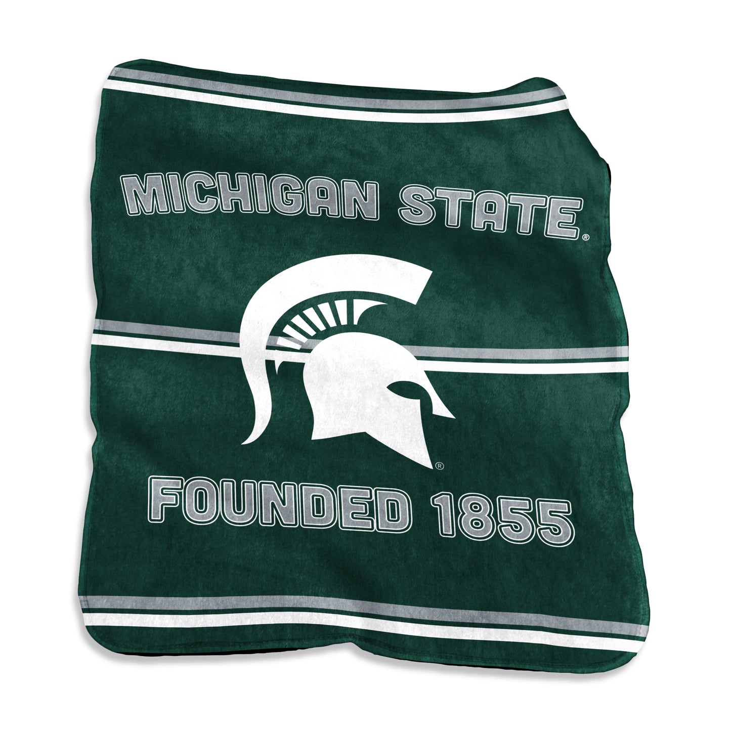 Michigan State Raschel Rally House Throw