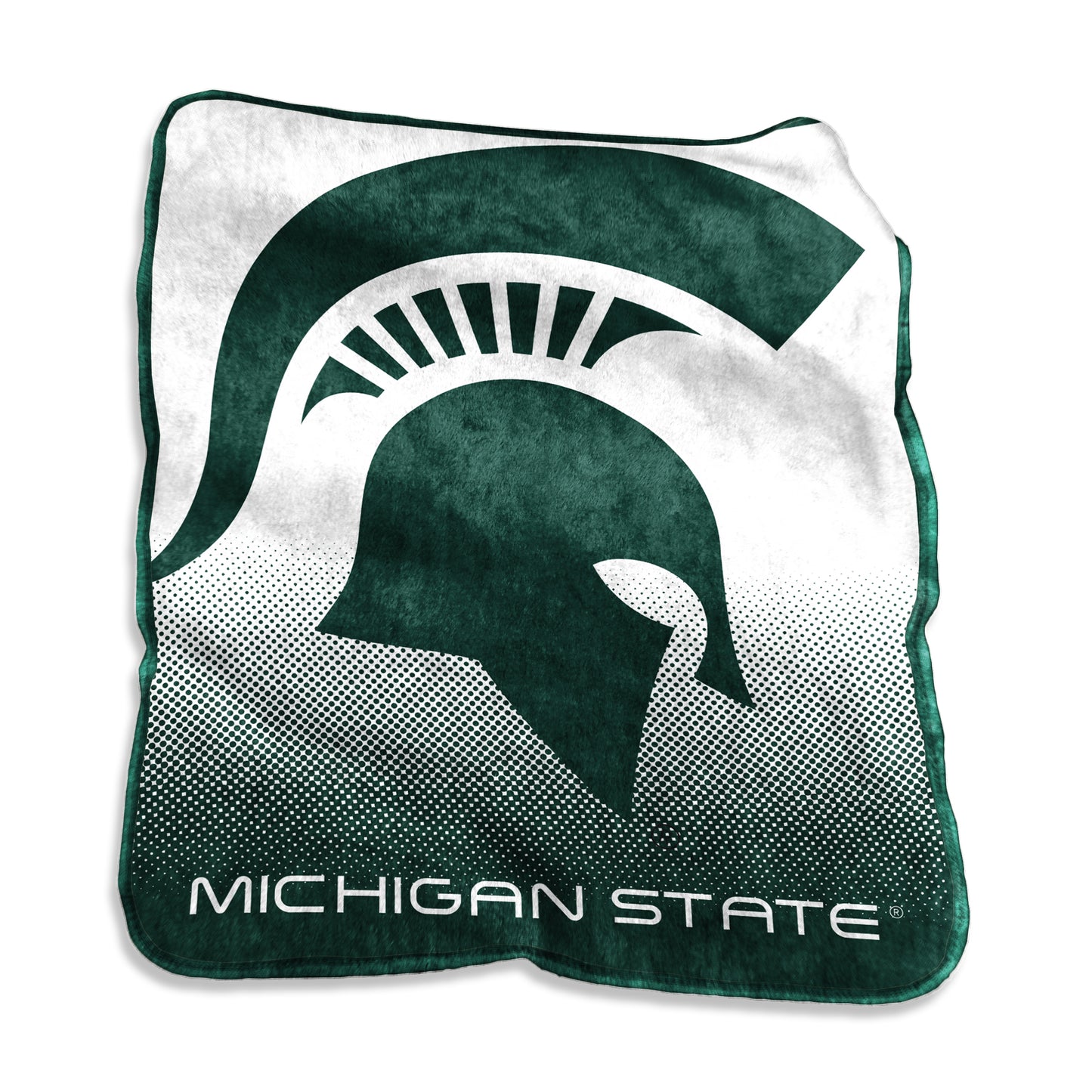 MI State Raschel Throw