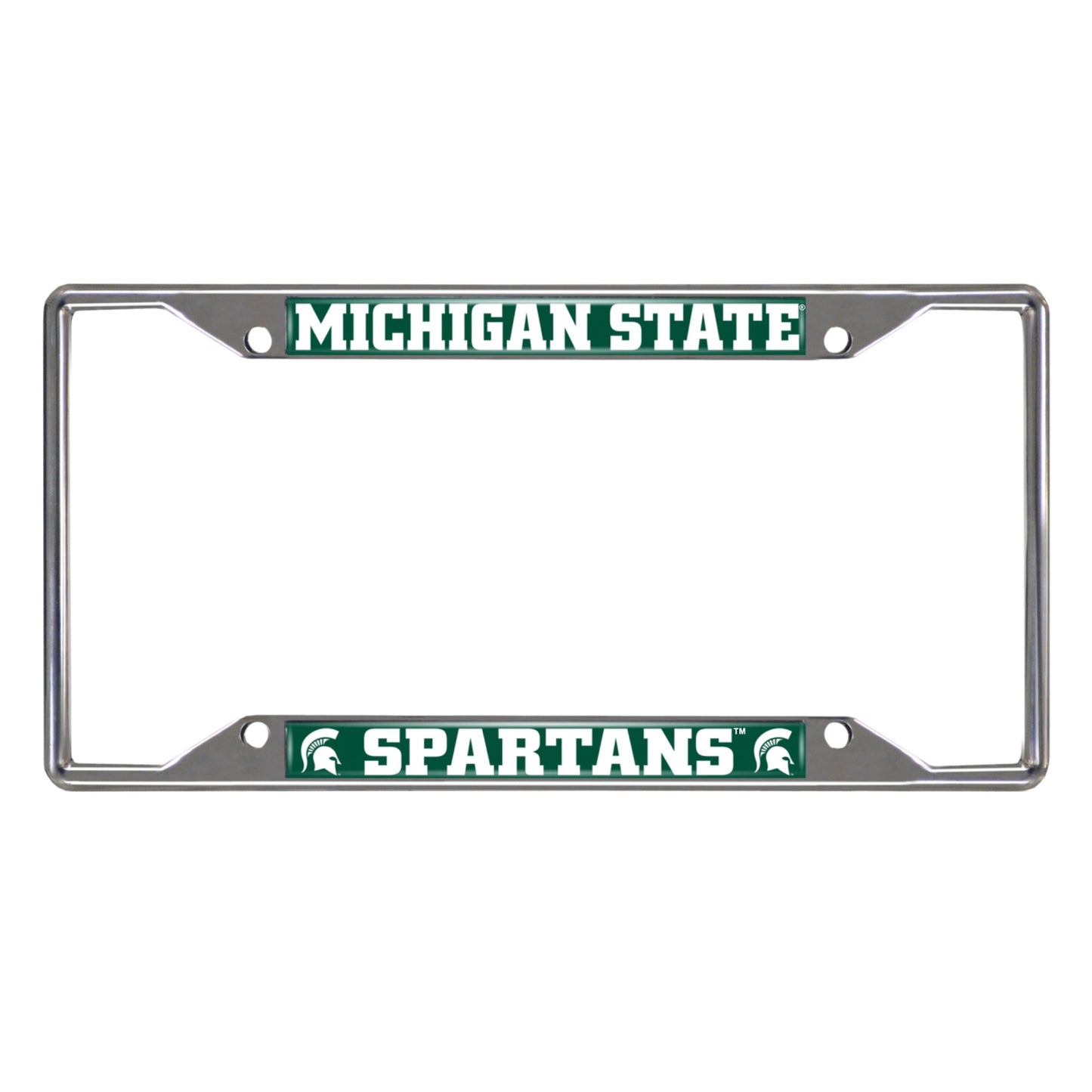 Michigan State University Chrome License Plate Frame