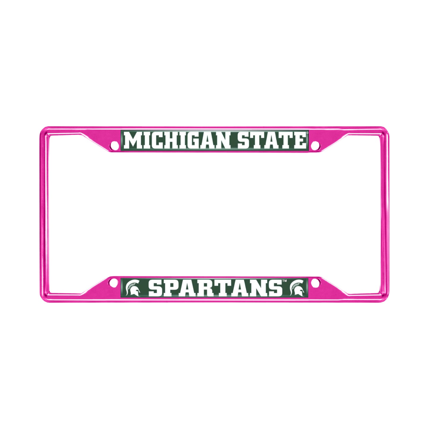 Michigan State-Pink License Plate Frame