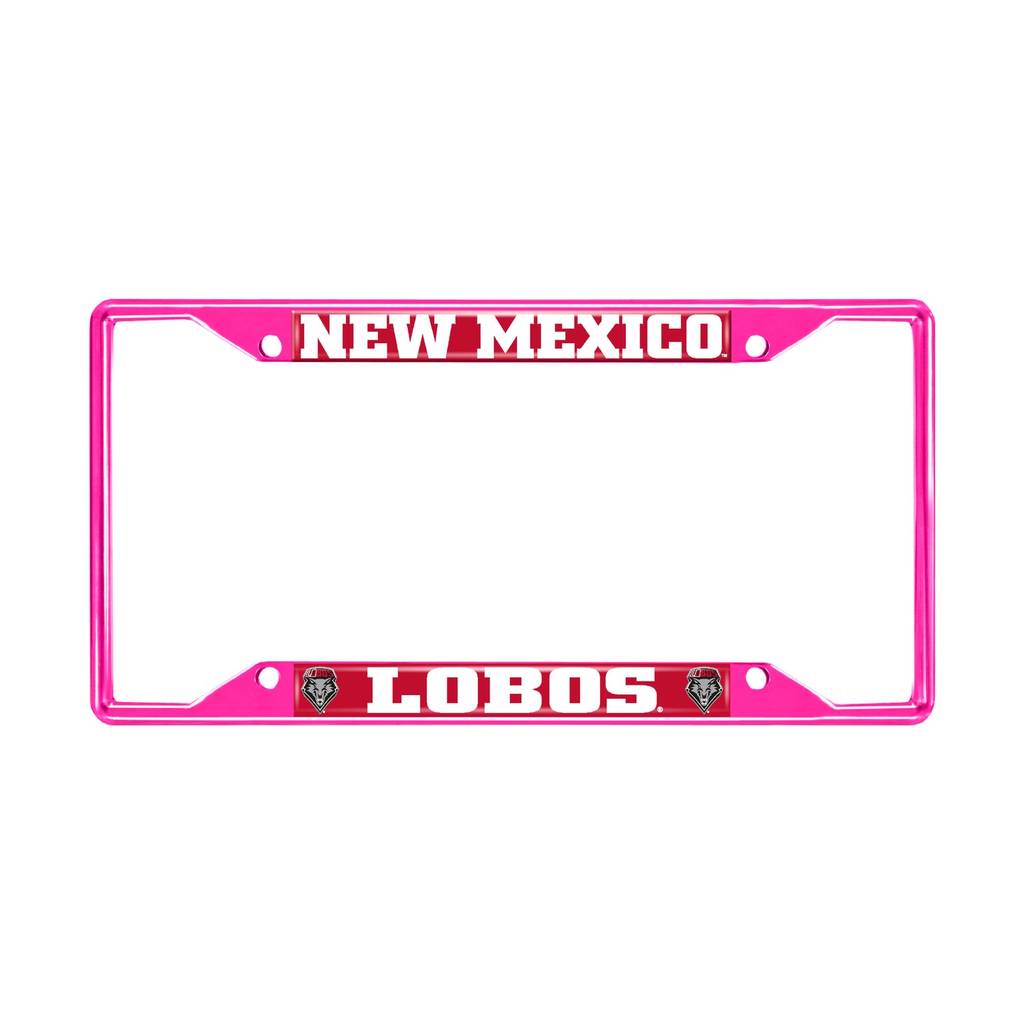 University of New Mexico Pink License Plate Frame