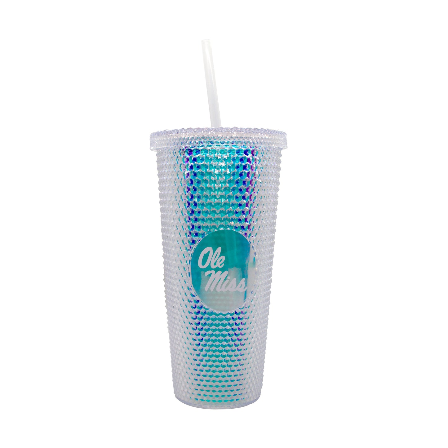 Ole Miss 24oz Iridescent Studded Tumbler