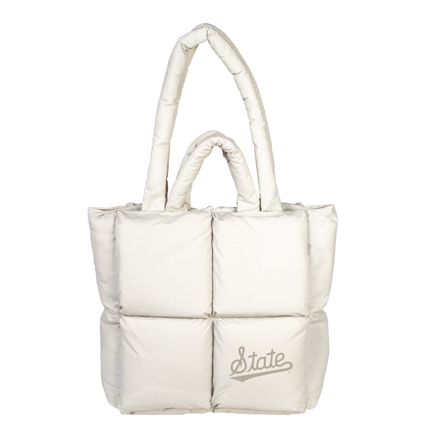 Mississippi State Script Puff Tote