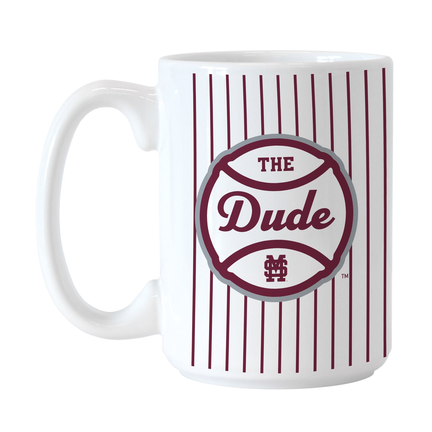 Mississippi State The Dude Pinstripe 15oz Sublimated Mug