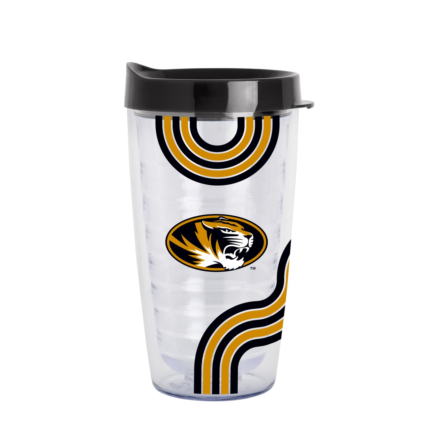 Missouri 16oz Waves Dbl Wall Clear Tumbler