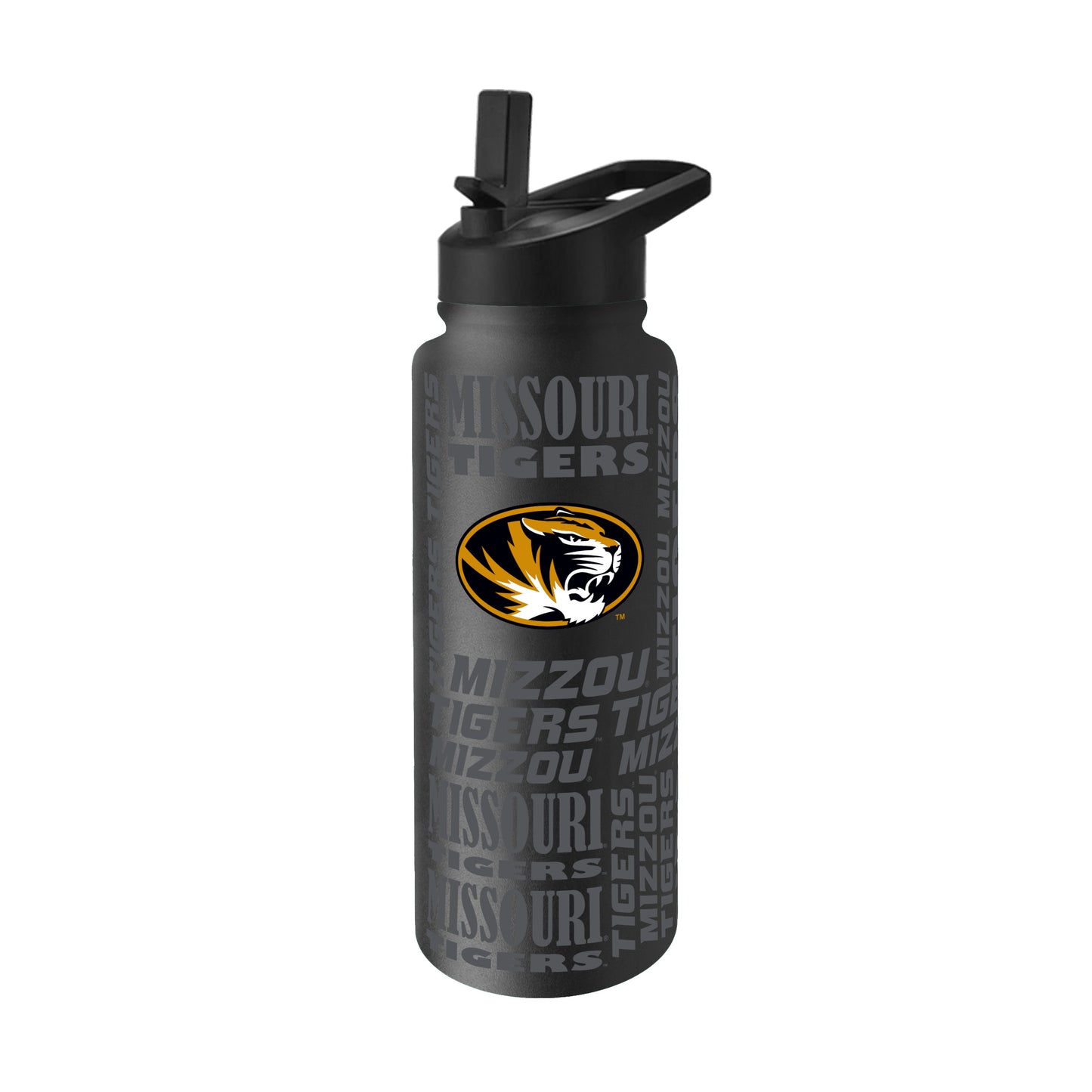 Missouri 34oz Black Replay Quencher Bottle