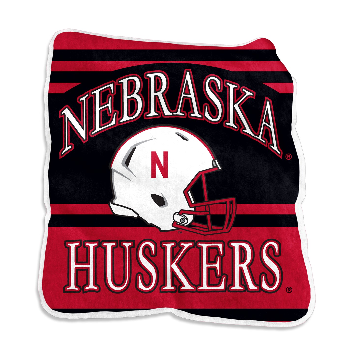 Nebraska Raschel Dunhams 2025 Athletic Throw