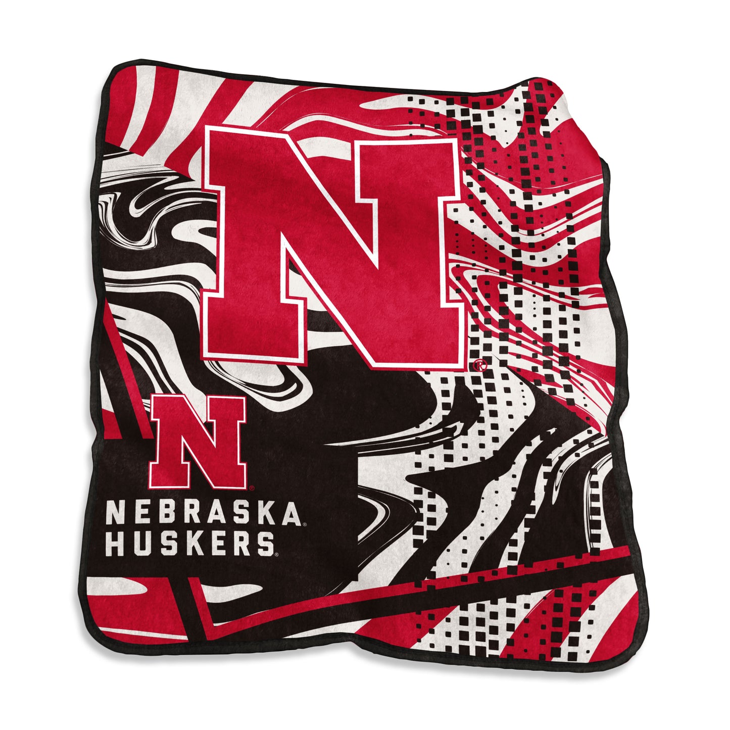 Nebraska Swirl Raschel Throw