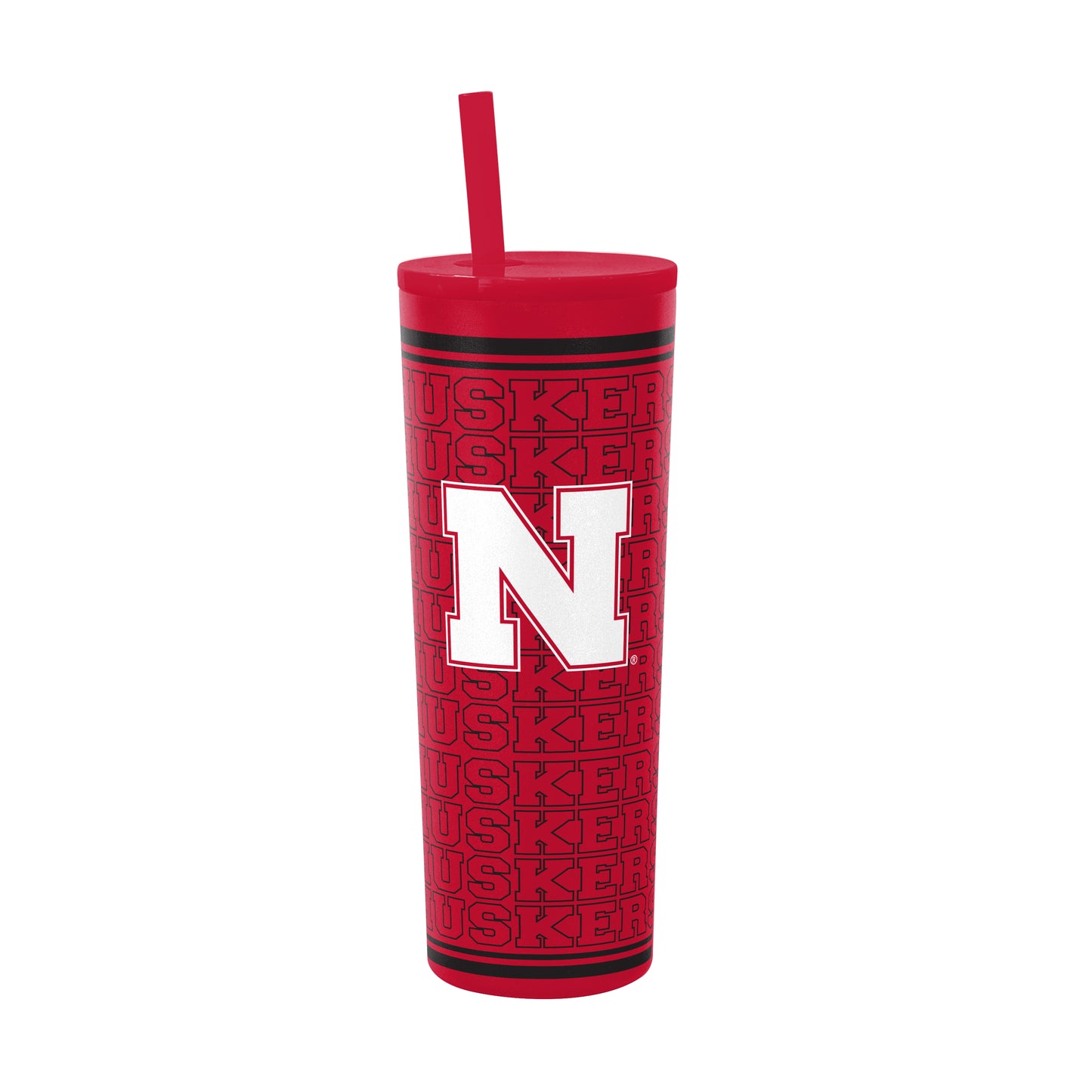 Nebraska 30oz Echo SS Straw Tumbler