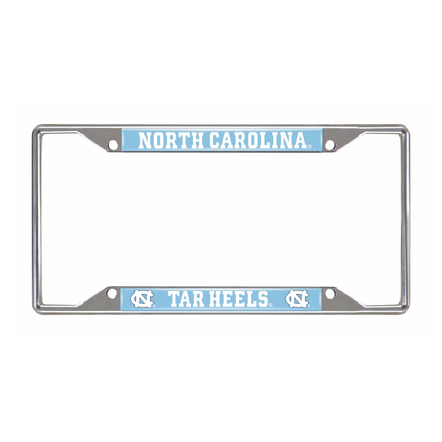 UNC Chapel Hill Chrome License Plate Frame