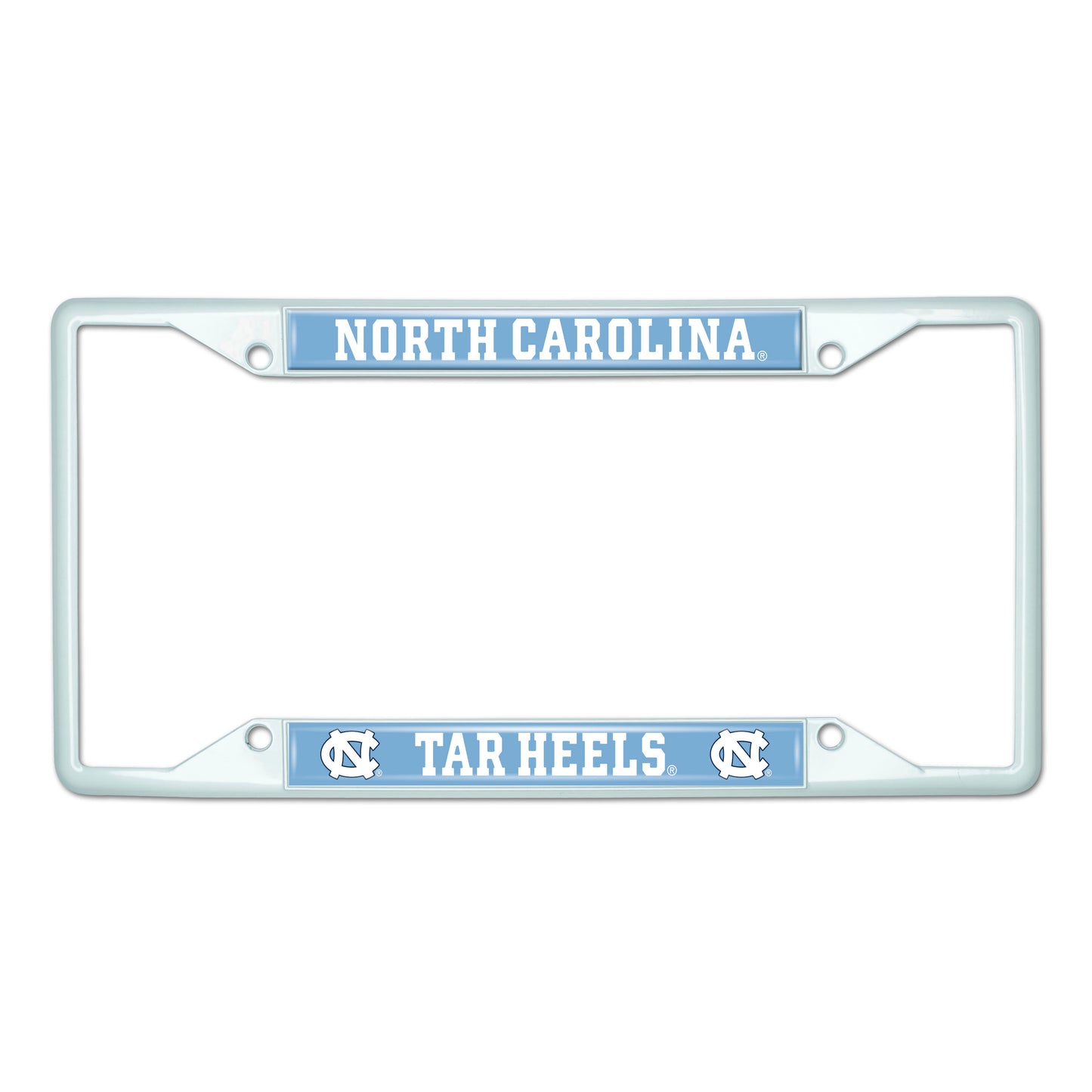 UNC Chapel Hill White License Plate