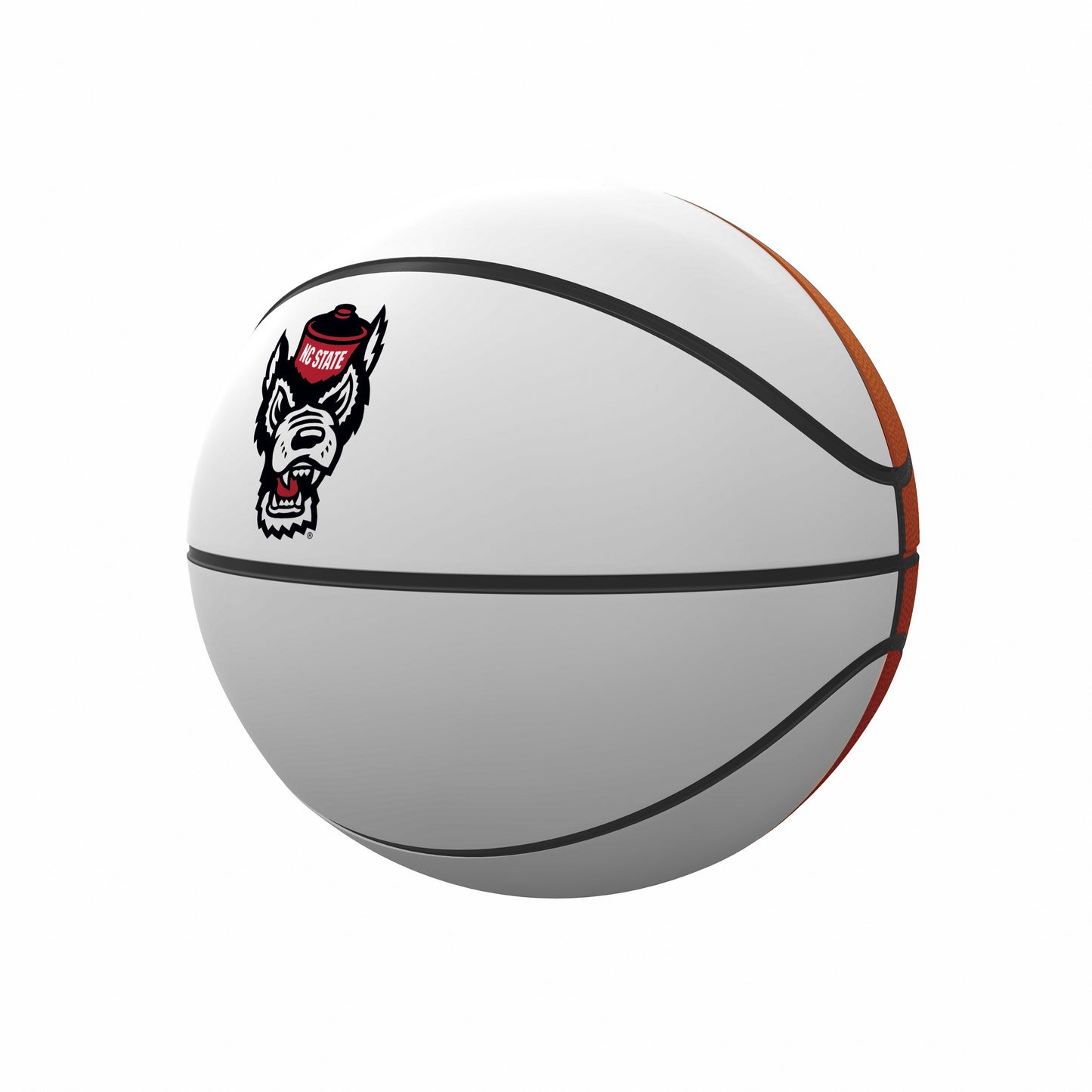 NC State Composite Brown Mini Size Autograph Basketball