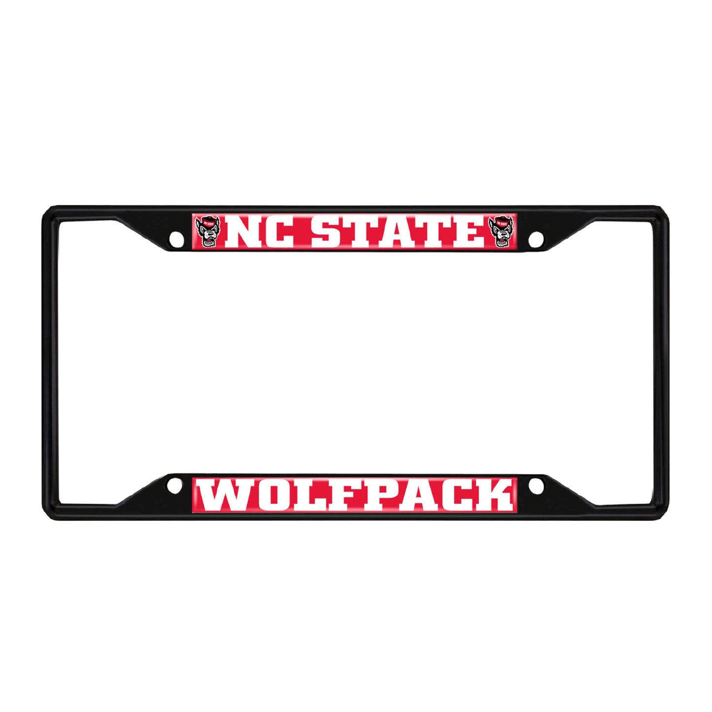 North Carolina State University Black License Plate Frame