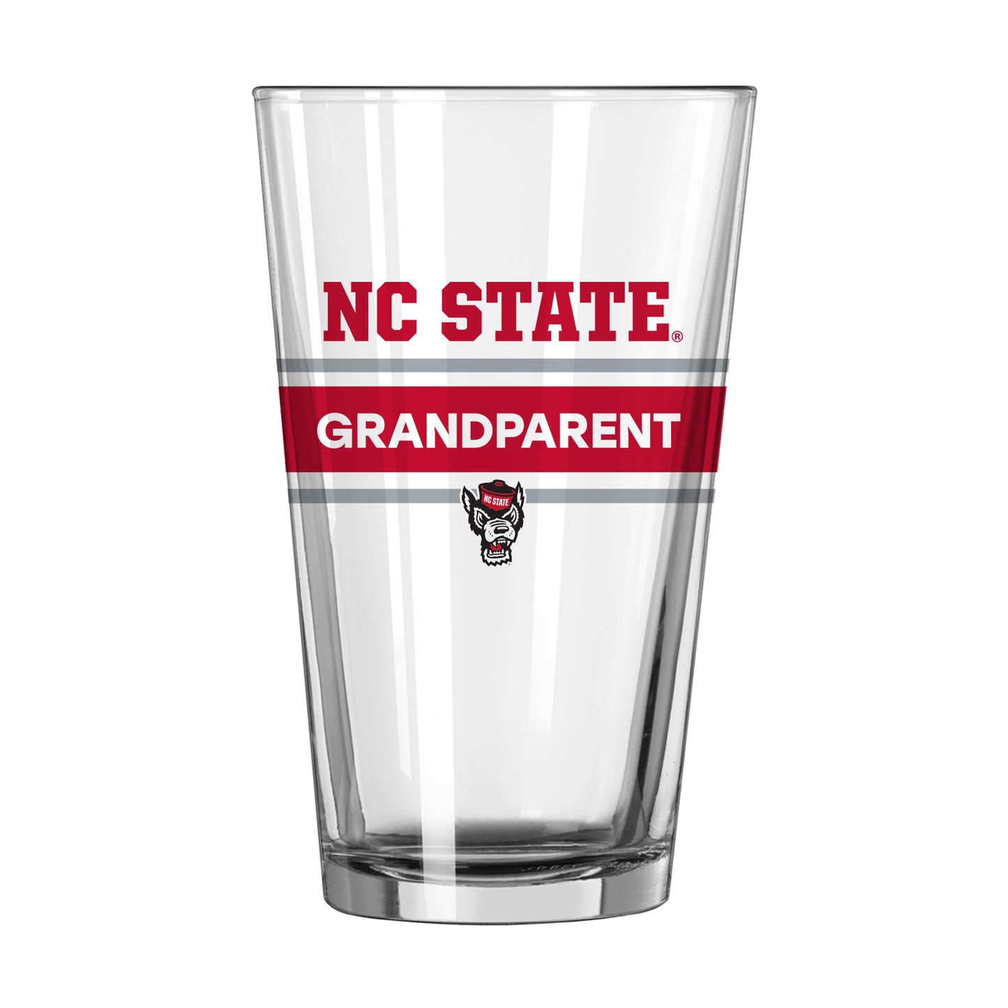 NC State Grandparent 16oz Pint Glass