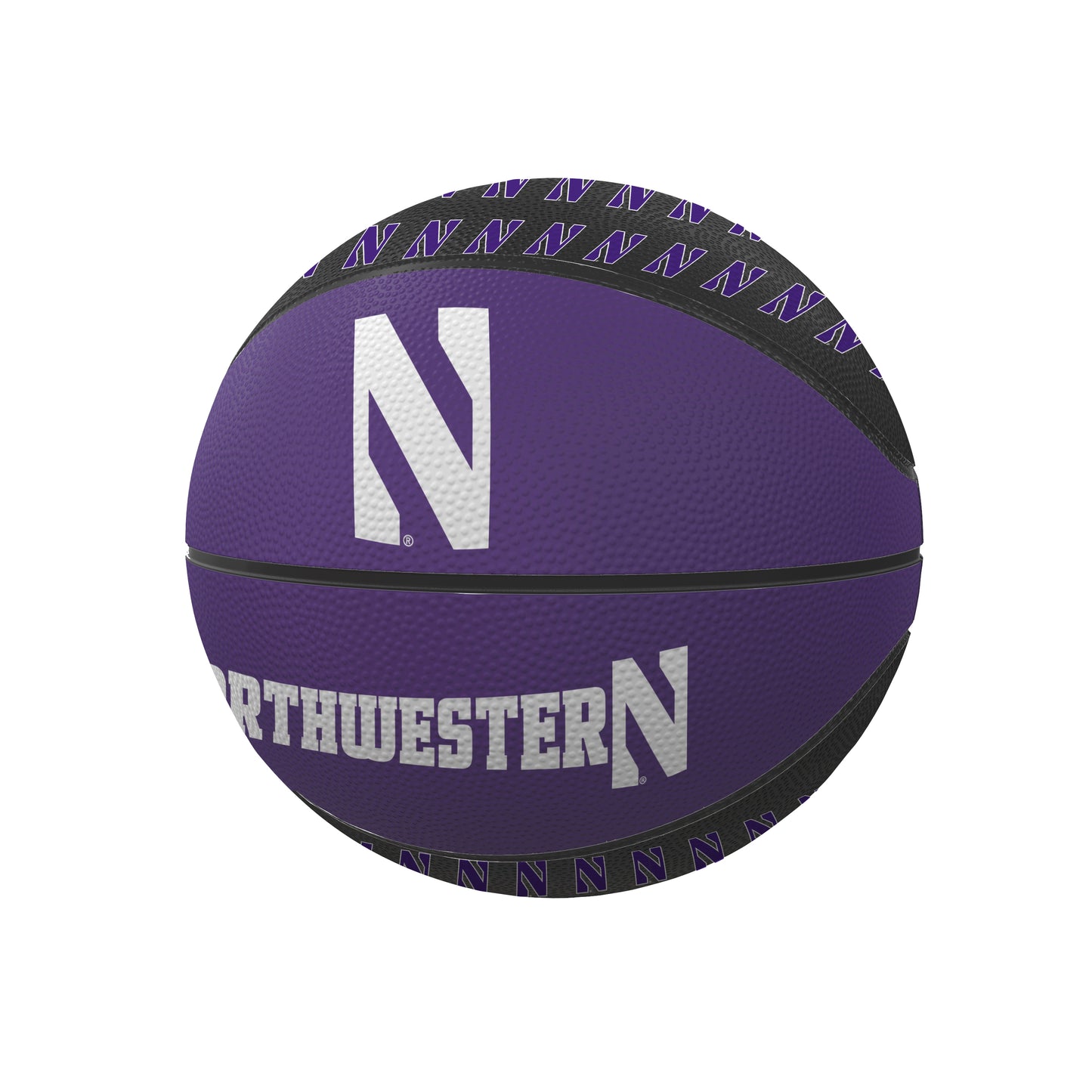 Northwestern Mini Size Rubber Basketball