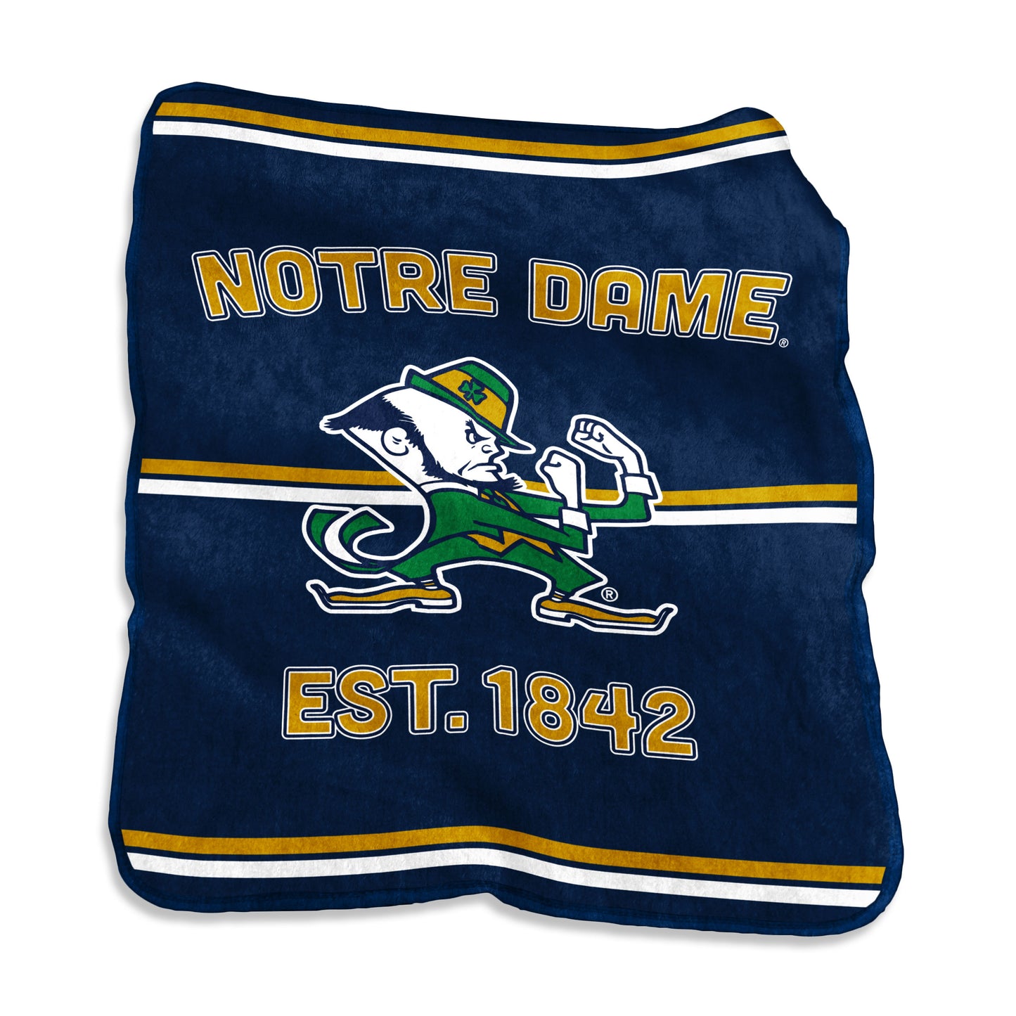 Notre Dame Raschel Rally House Throw