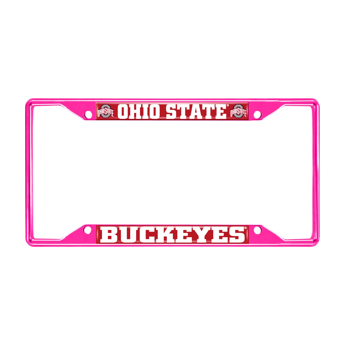 Ohio State University-Pink License Plate Frame