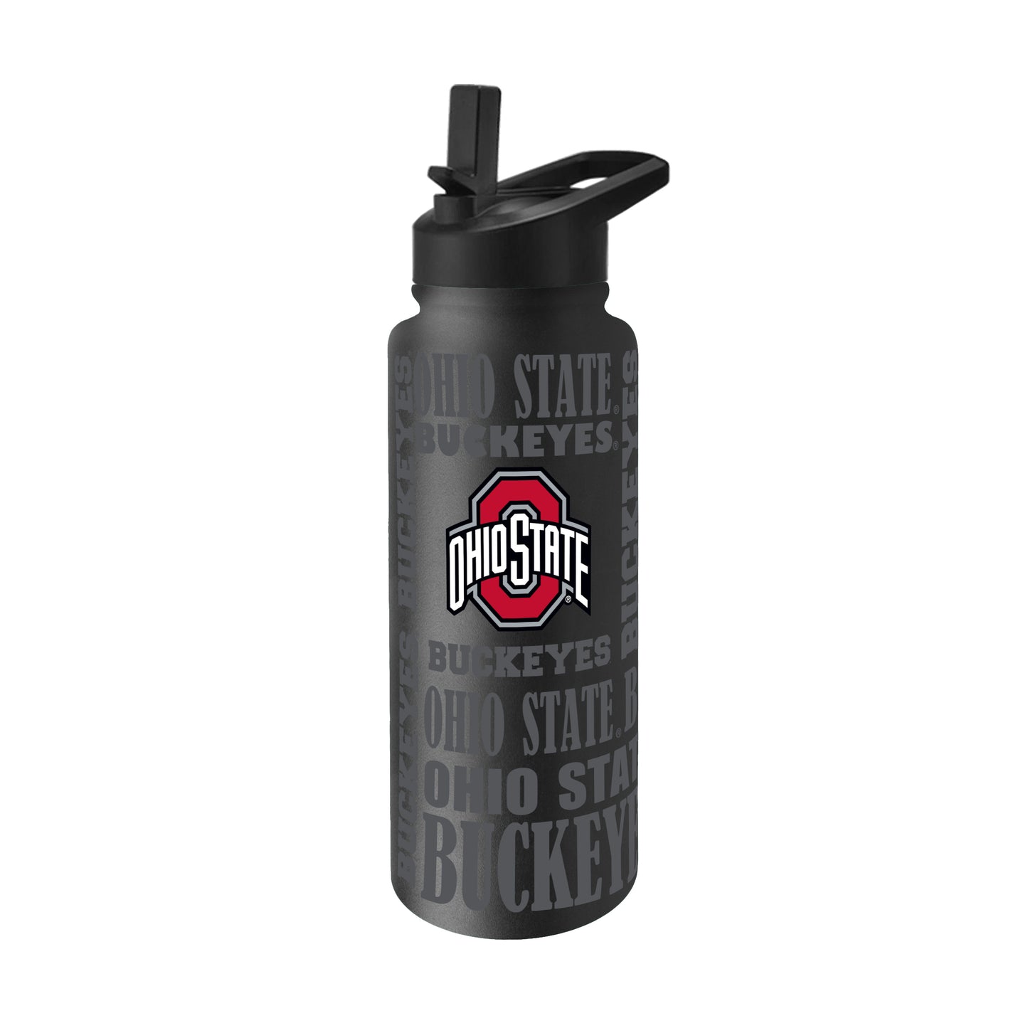 Ohio State 34oz Black Replay Quencher Bottle