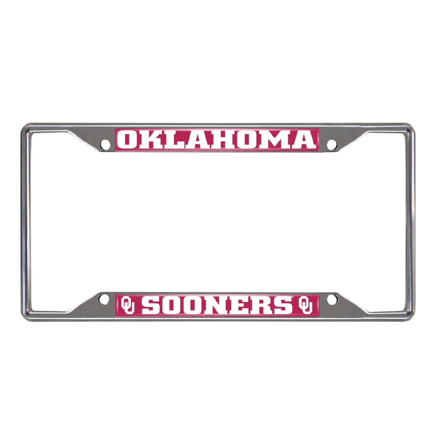 University of Oklahoma Chrome License Plate Frame
