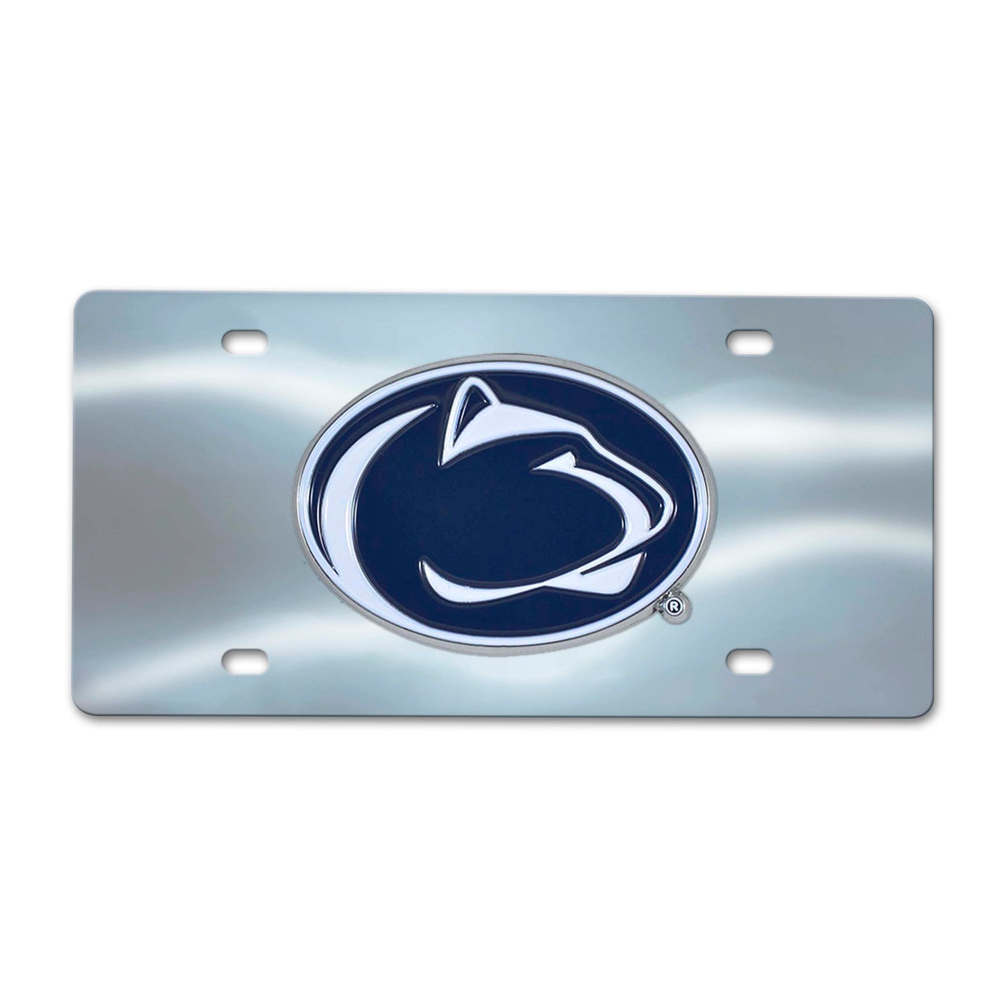 Penn State Chrome Diecast License Plate