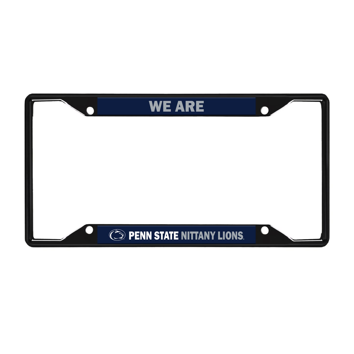 Penn State License Black Trinity Plate Frame