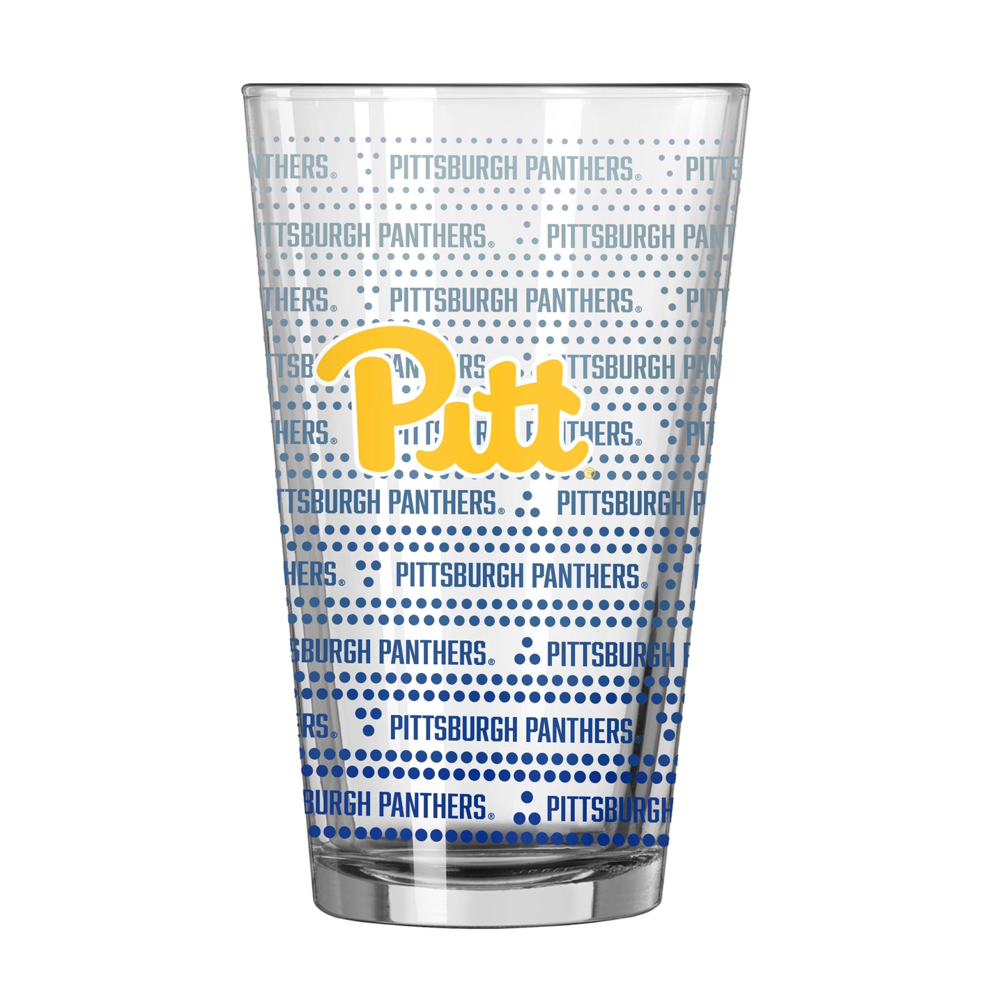 Pittsburgh 16oz Chant Fade Pint Glass