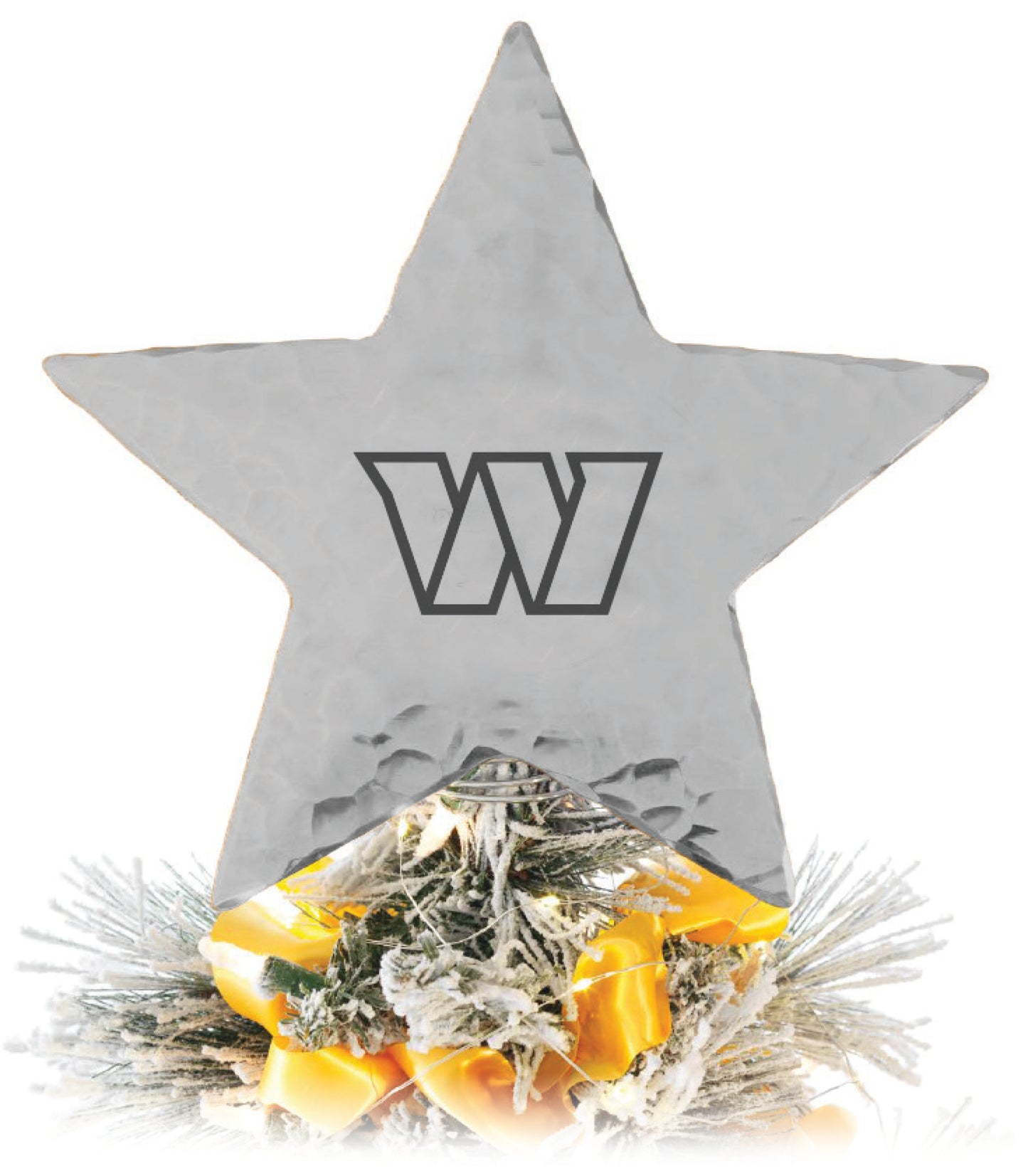 NFL Washington Commanders Star Tree Topper