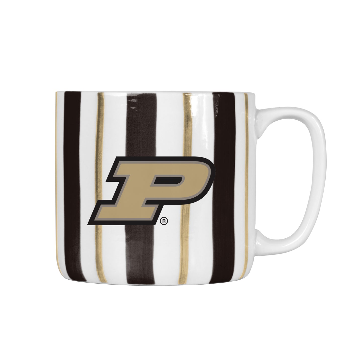 Purdue 16oz Brushstroke Stripe Mug