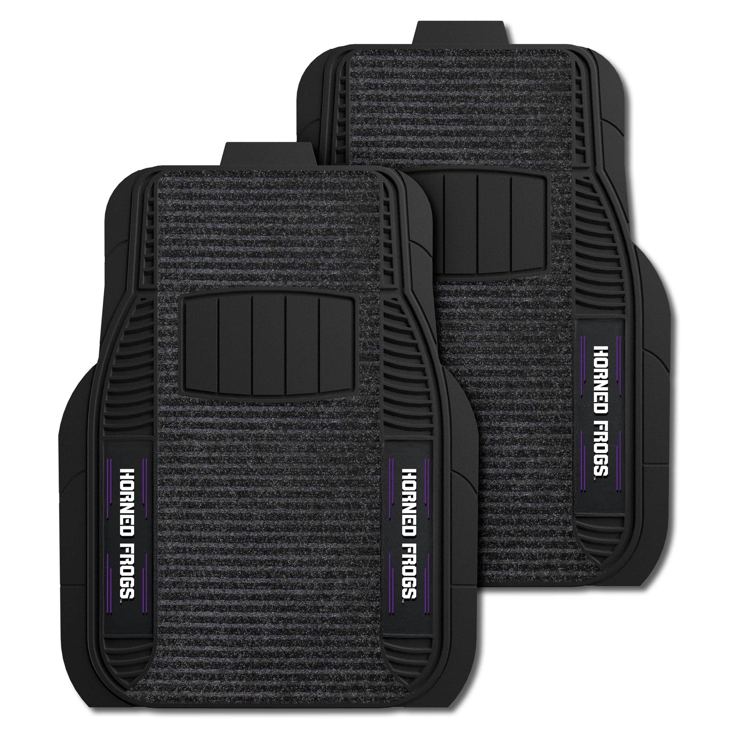 Texas Christian University 2-pc Deluxe Car Mat Set