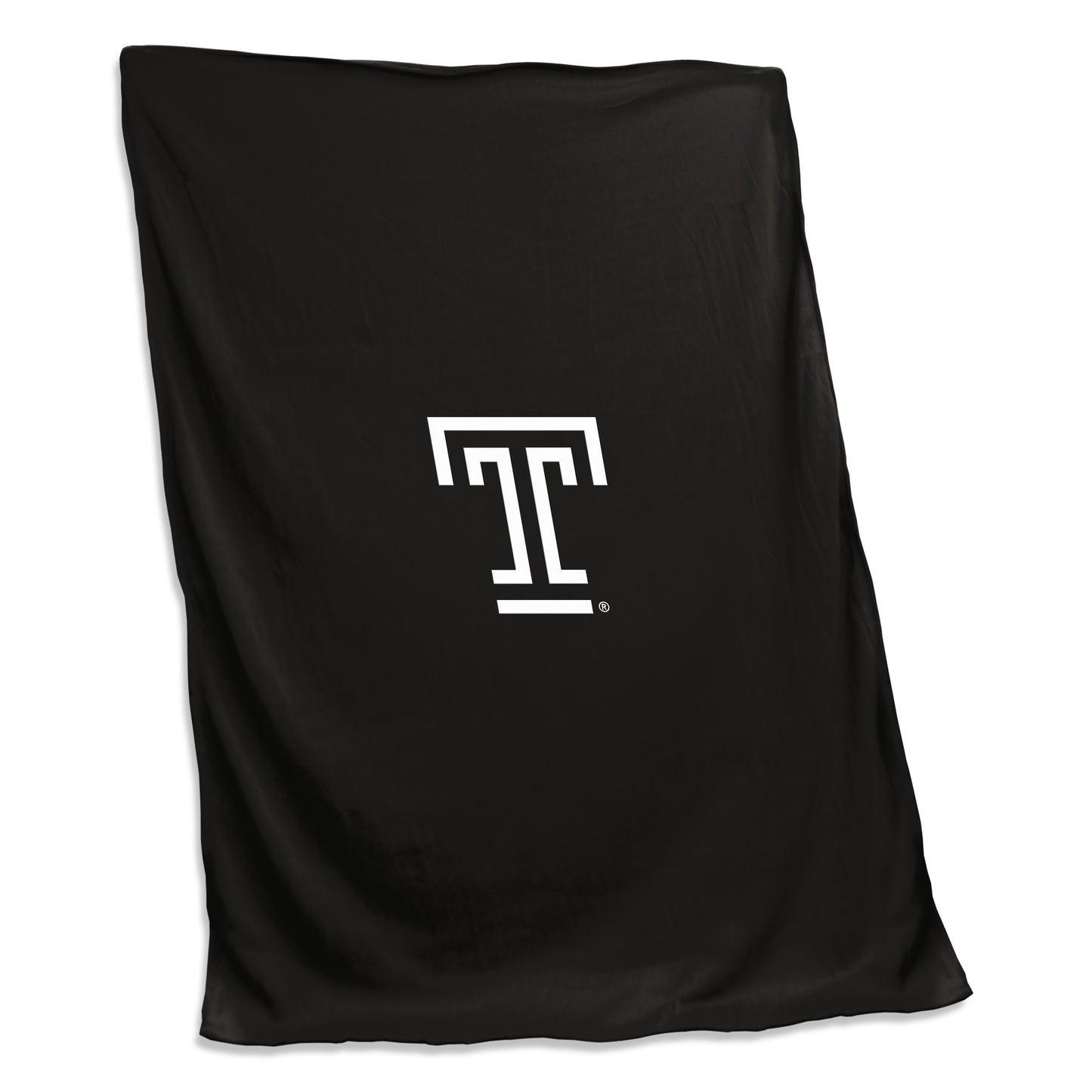 Temple Black Sweatshirt Blanket (Screened)