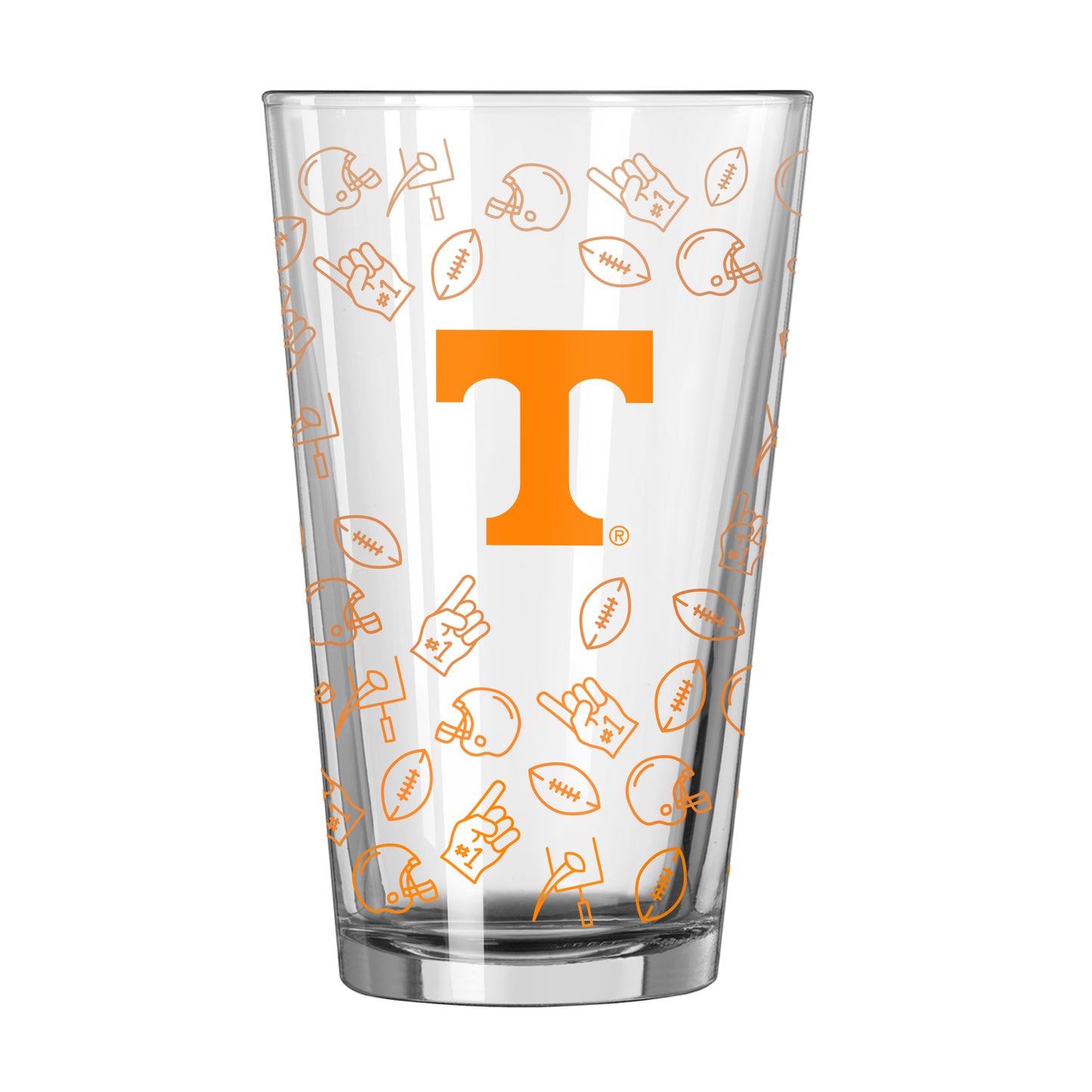 Tennessee 16oz Ombre Playmaker Pint Glass
