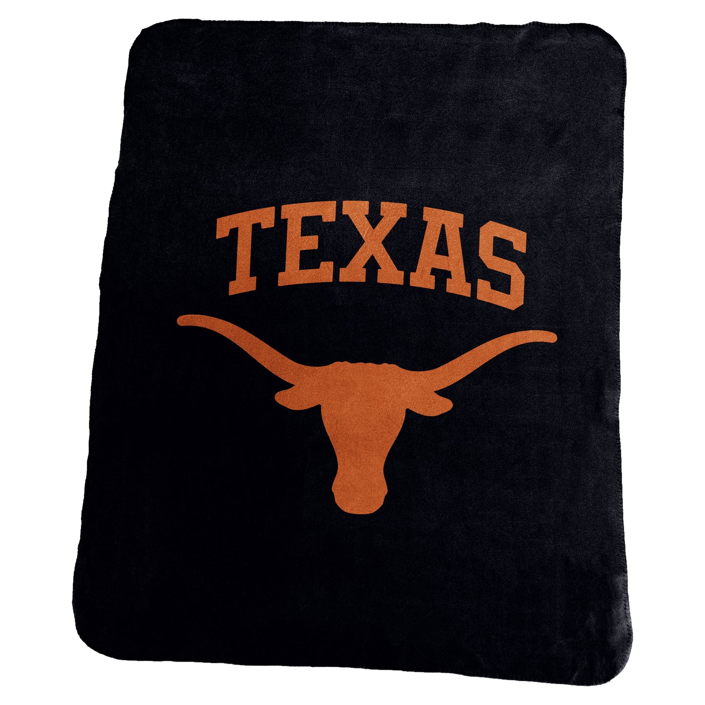 Texas Classic Black Fleece Throw