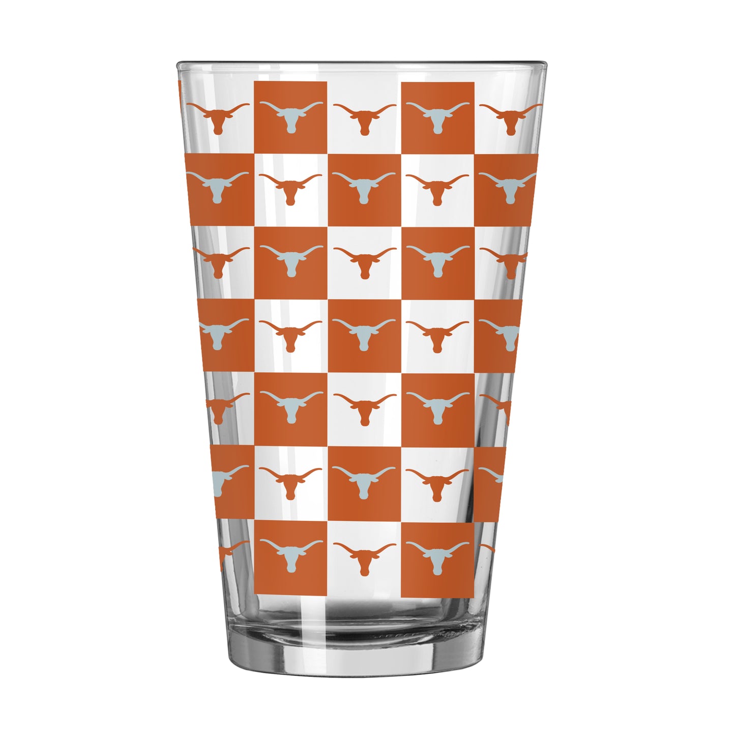Texas 16oz Gridiron Pint Glass