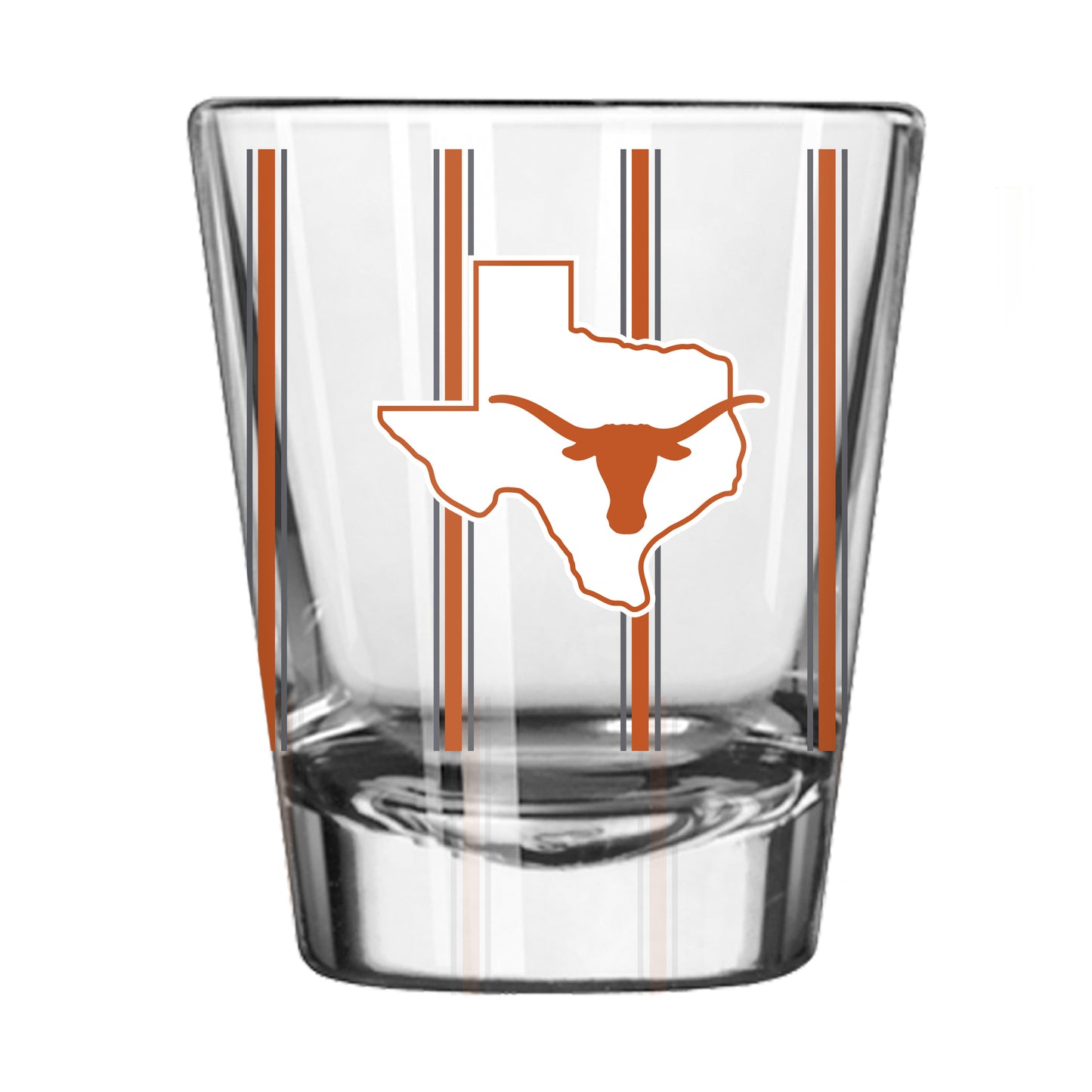 Texas 2oz Thin Stripe Shot Glass