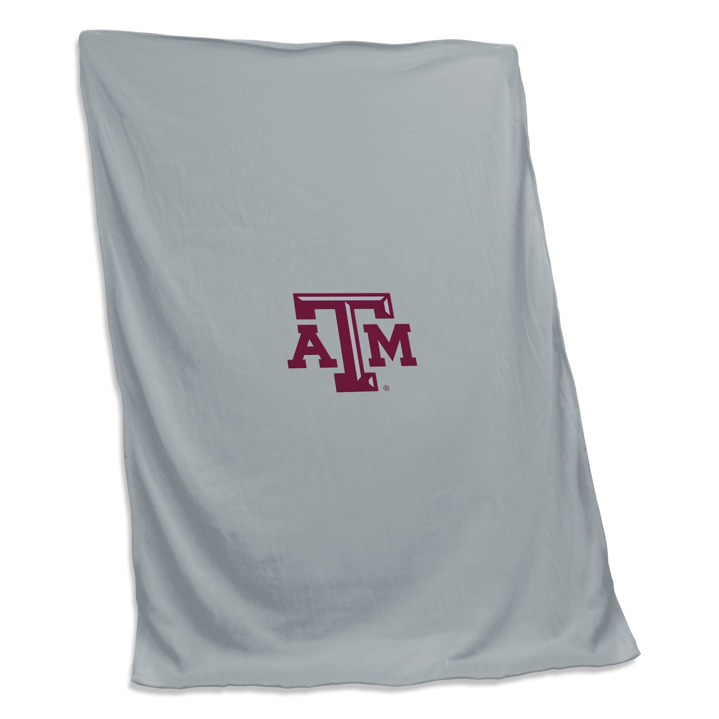 TX A&M Gray Sweatshirt Blanket (Screened)