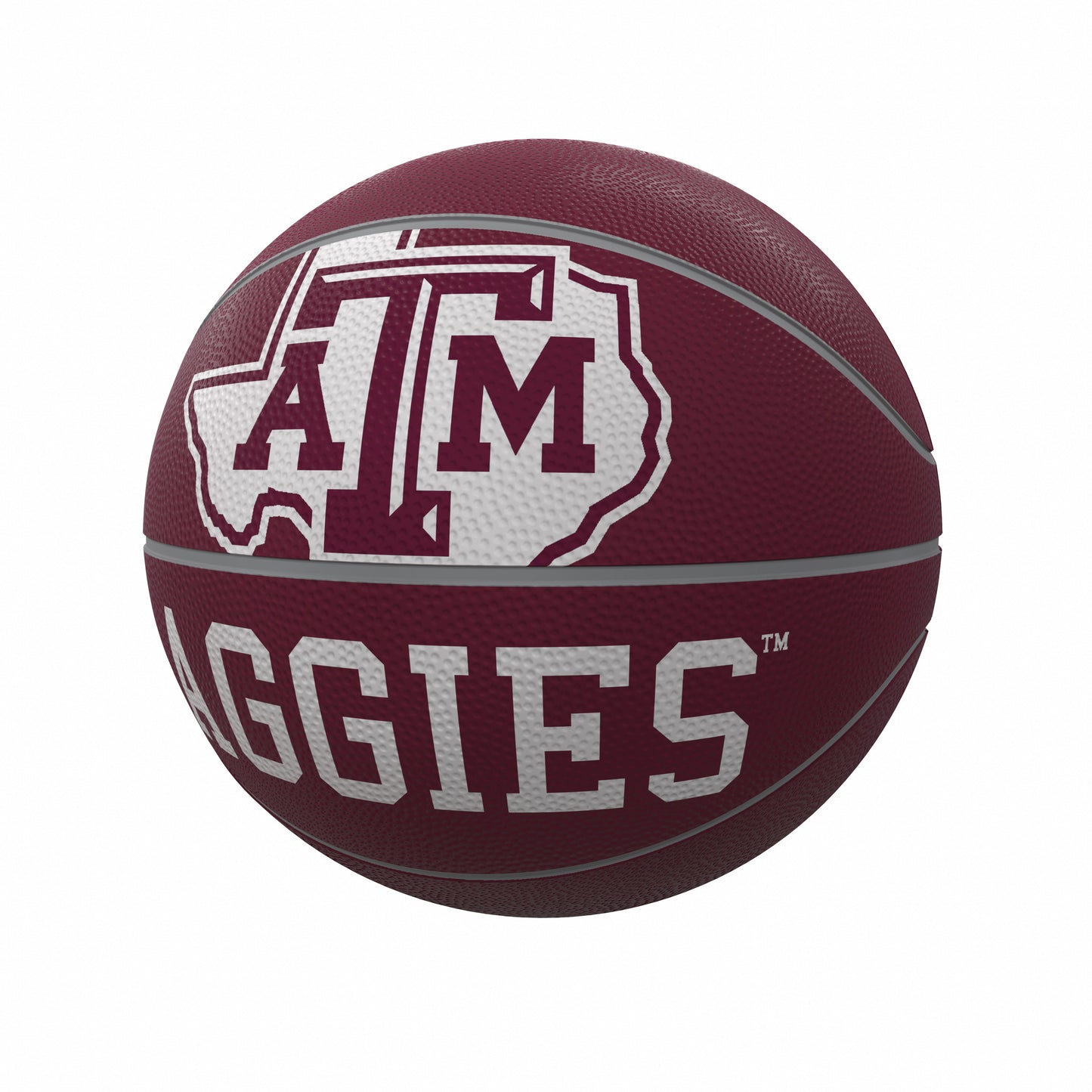 TX A&M Mascot Official-Size Rubber Basketball