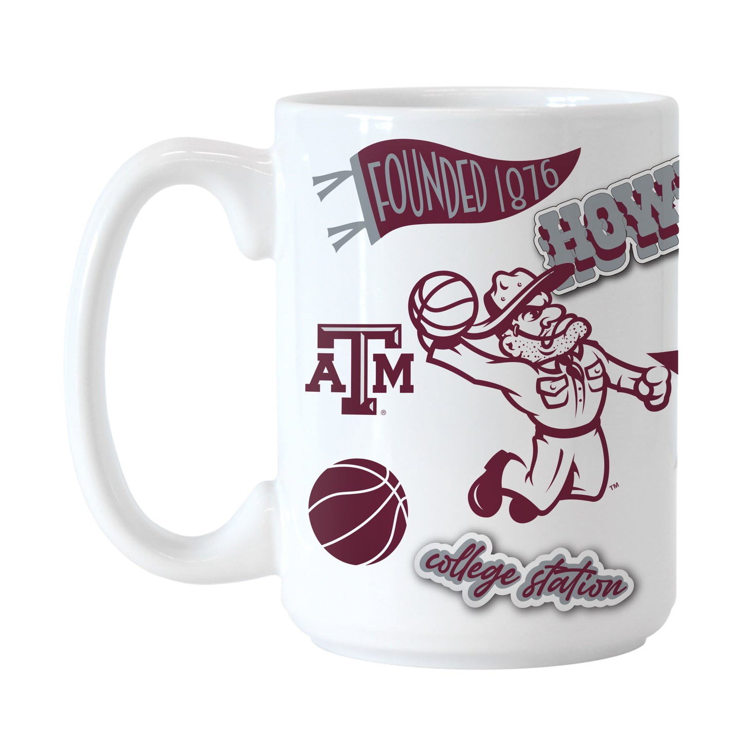 Texas A&M 15oz Ole Sarge Native Sublimated Mug