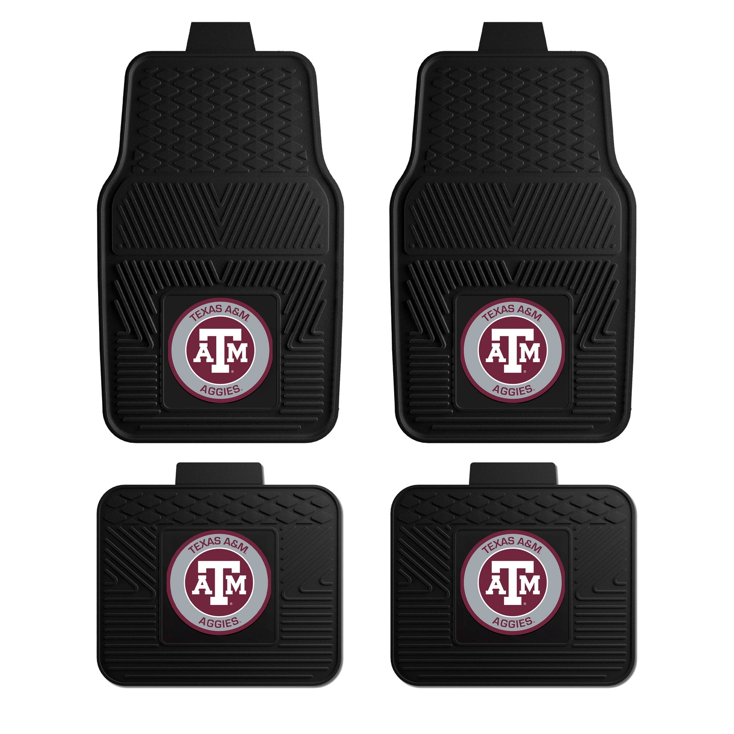 Trinity Texas A&M 4pc Vinyl Car Mat Set