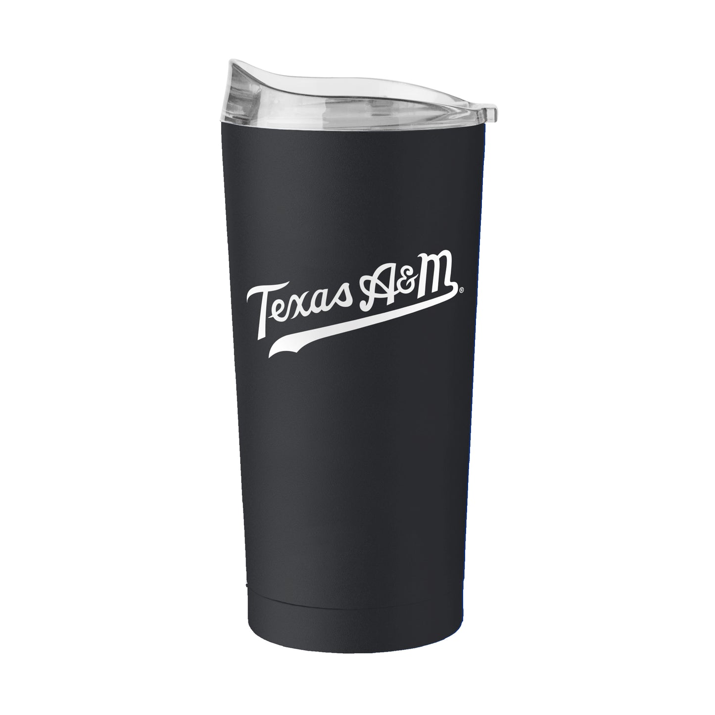 Texas A&M 20oz Black Script Powder Coat Tumbler