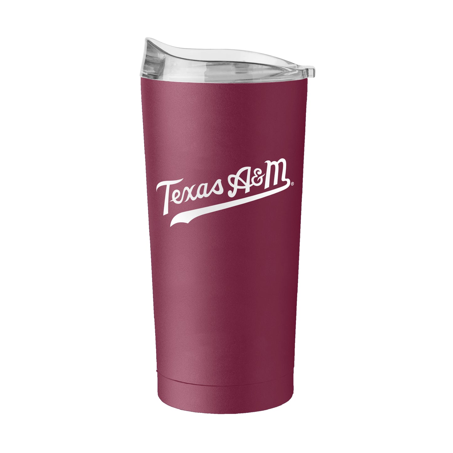 Texas A&M 20oz Maroon Script Powder Coat Tumbler